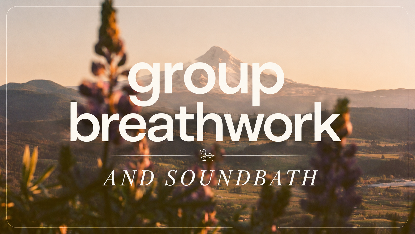 Weekly Group Breathwork
