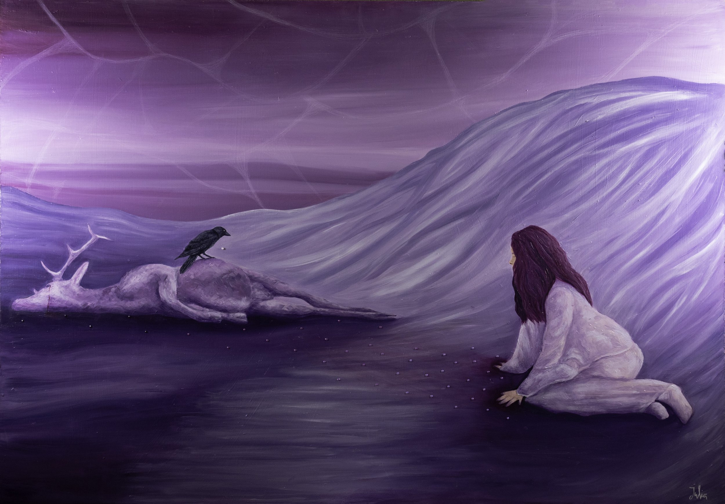 "Violet" Oil on Panel 2025