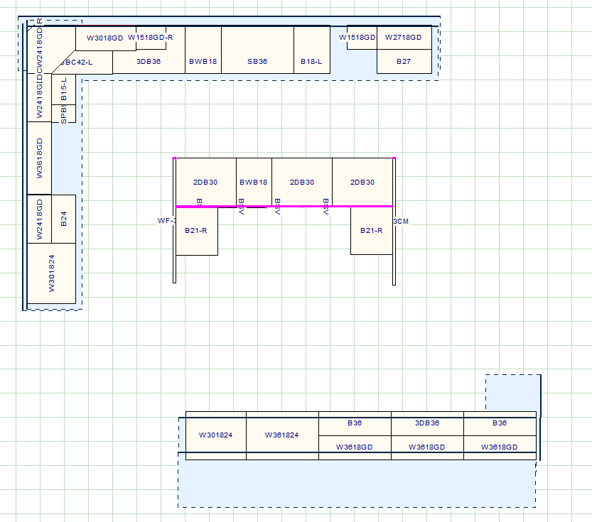 Measured layout plan