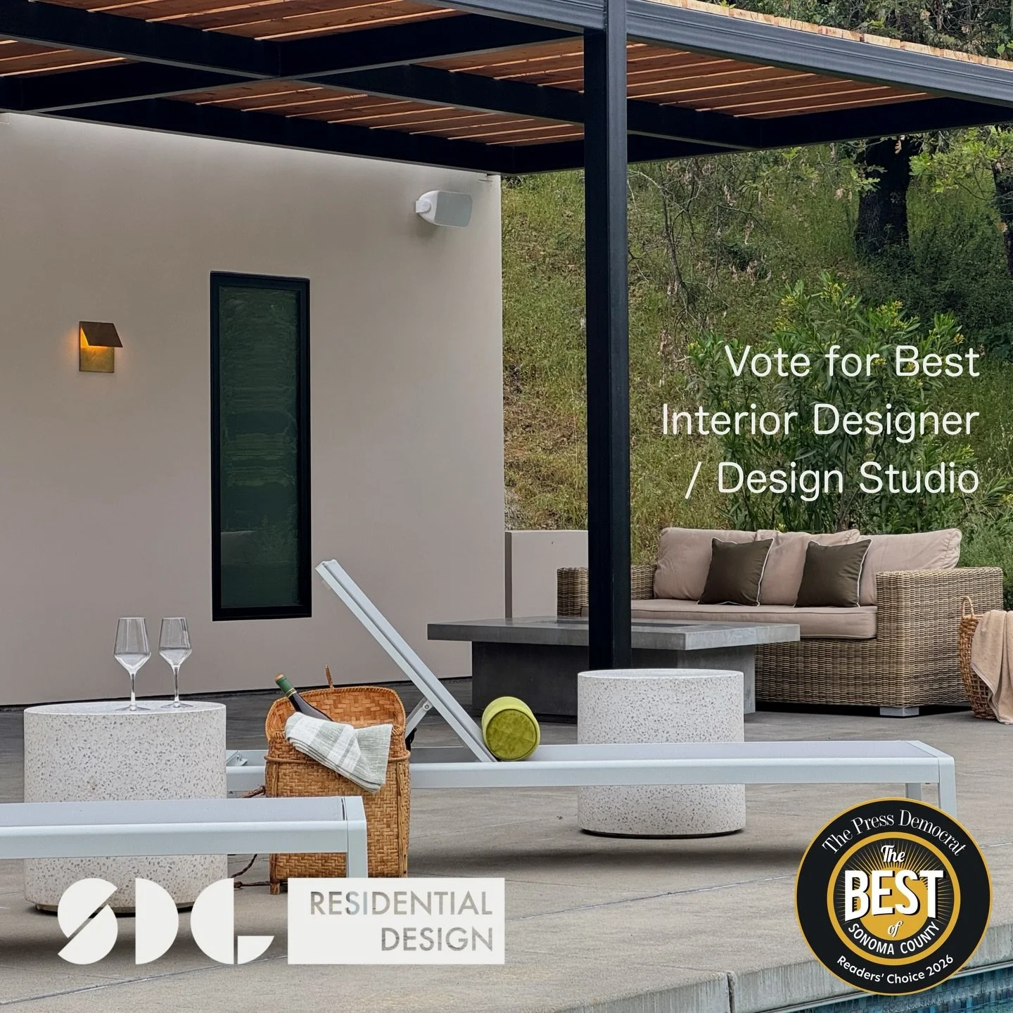 We&rsquo;re excited and honored to be finalists for the Best of Sonoma County Awards 2026! We hope you&rsquo;ll consider SDL Residential Design for your vote in the Interior Designer / Design Firm category, link in the bio!

#interiordesign #architec