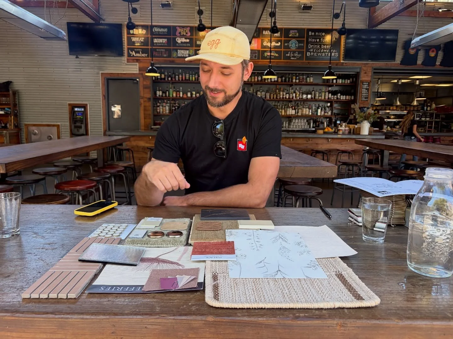 Met with a client yesterday to present material samples and visit the stone yard @ceramictilecenter , the &ldquo;kids in a candy store&rdquo; analogy doesn&rsquo;t quite do justice to the amount of fun we were having #interiordesign #architecture