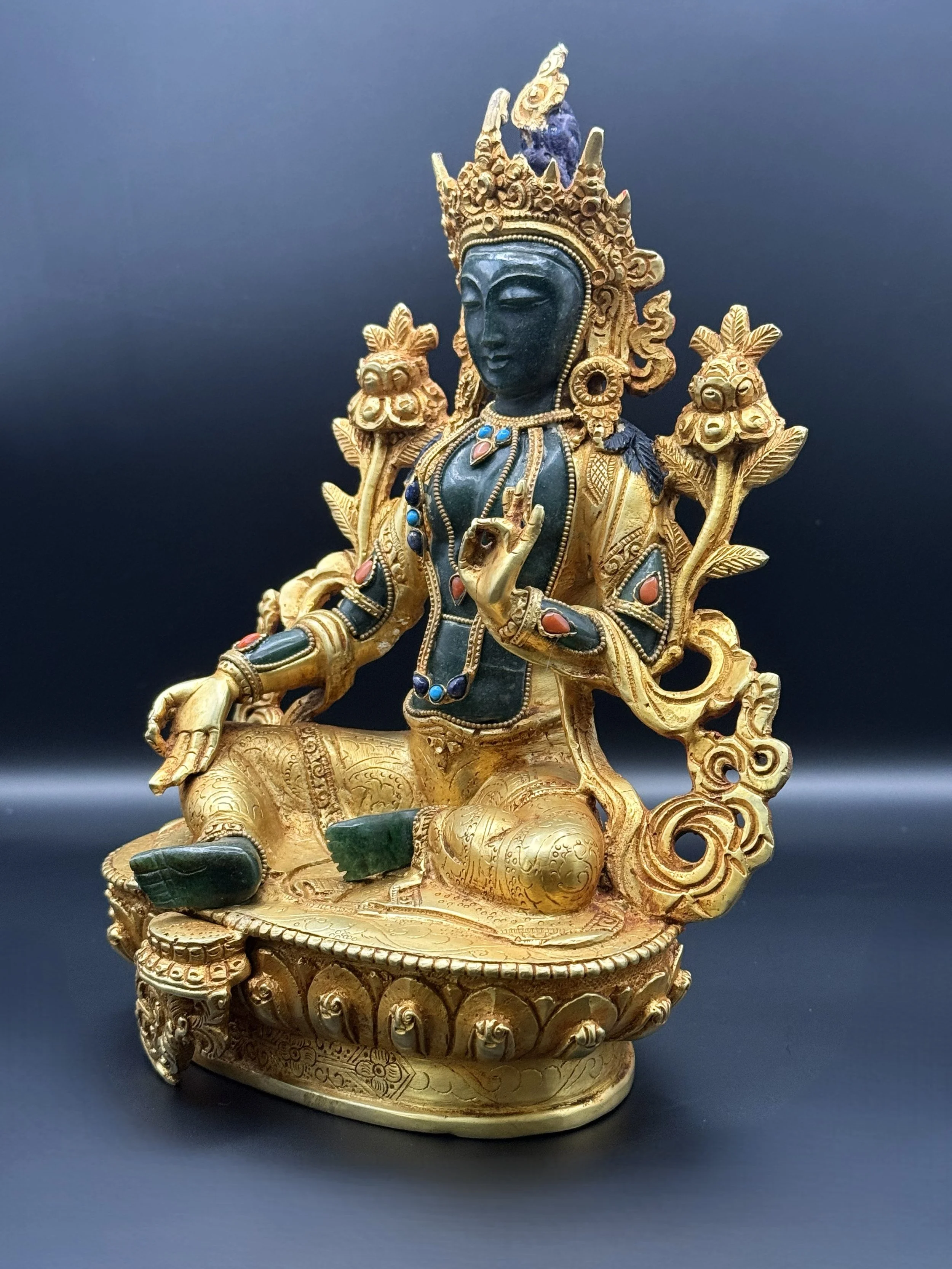 B3 Green Tara (Gold Coated) (7).jpg