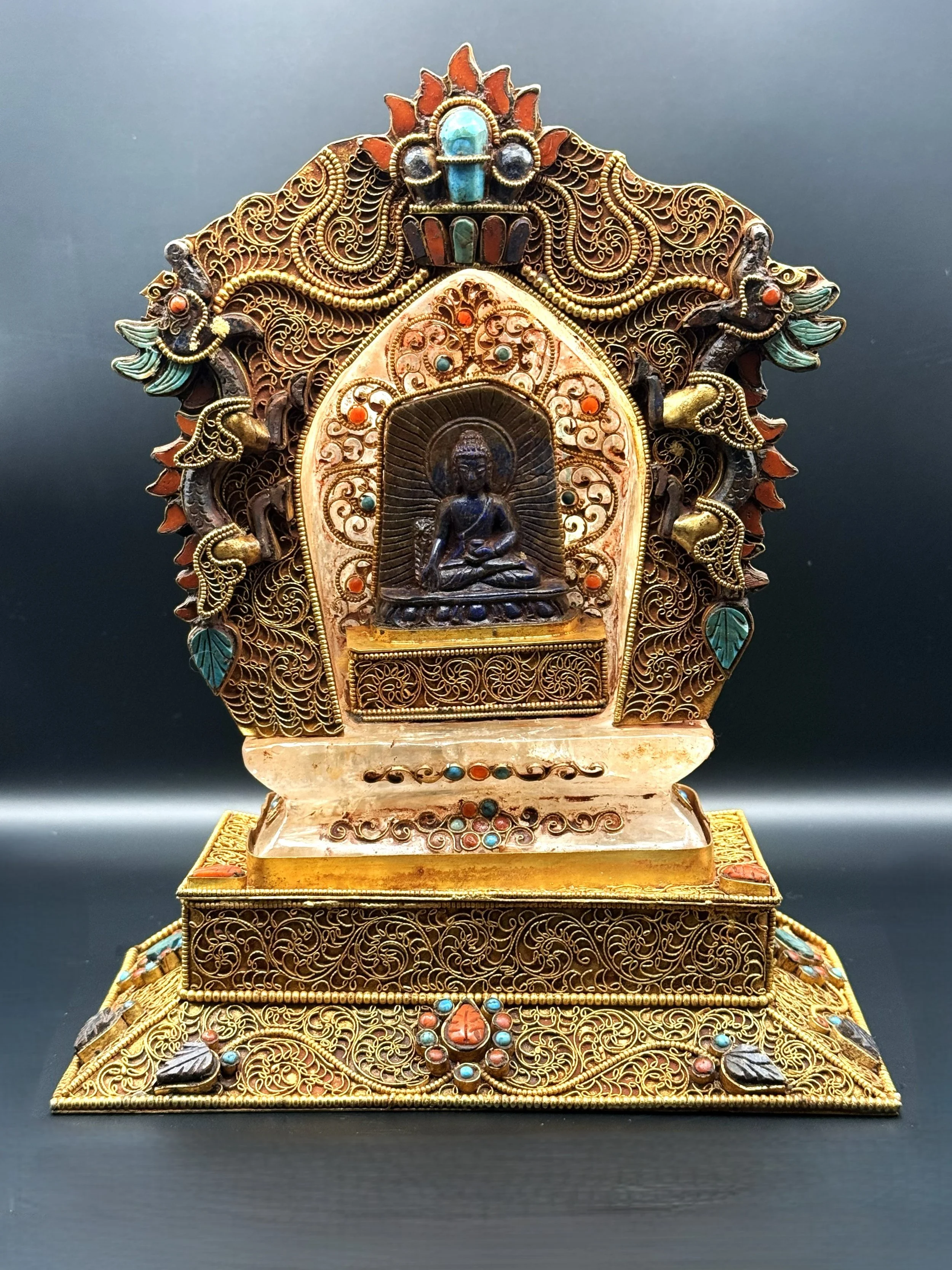Lapis Medicine Buddha (Crystal Ghau designed)