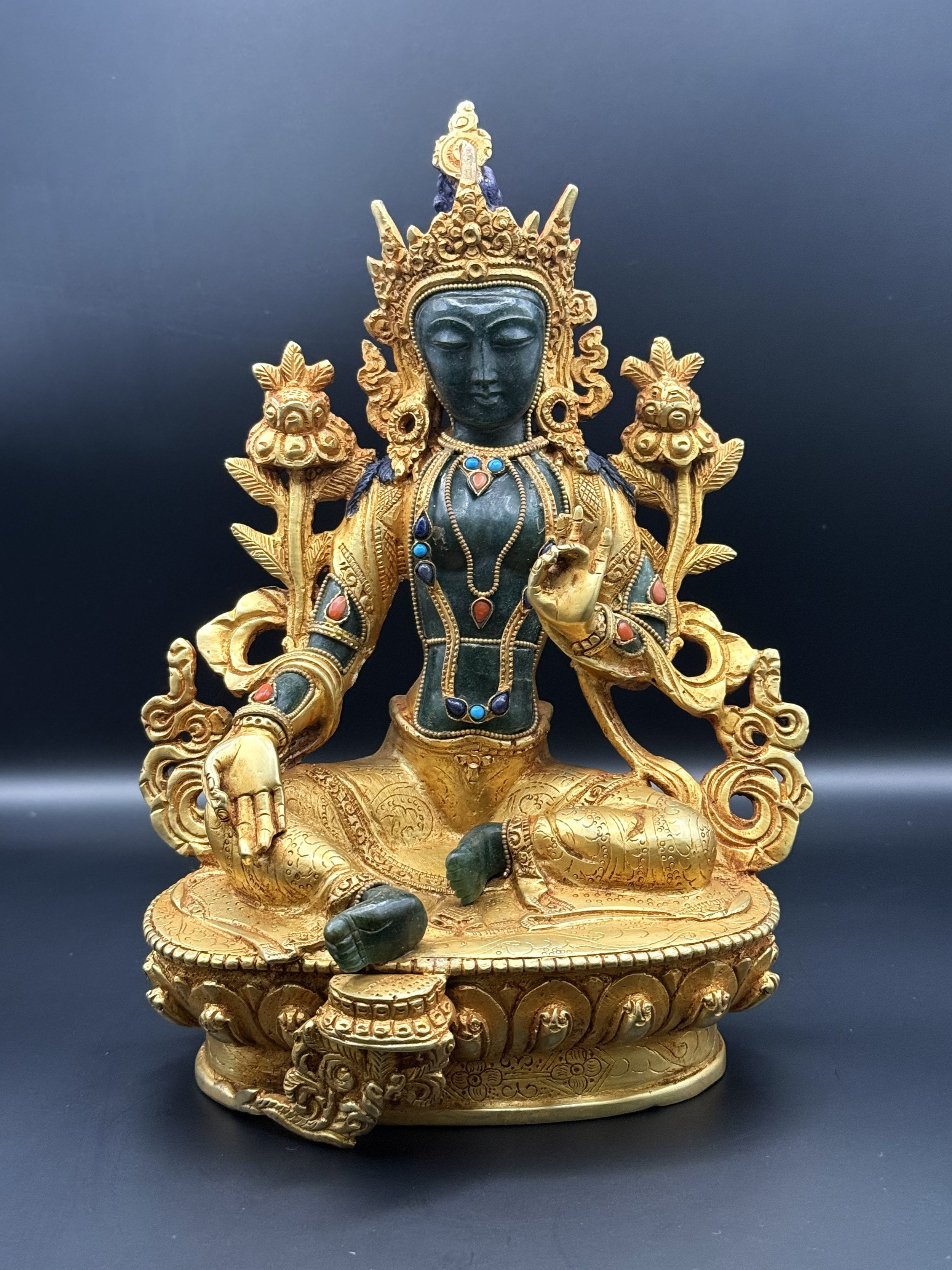 Green Tara (Gold Coated)