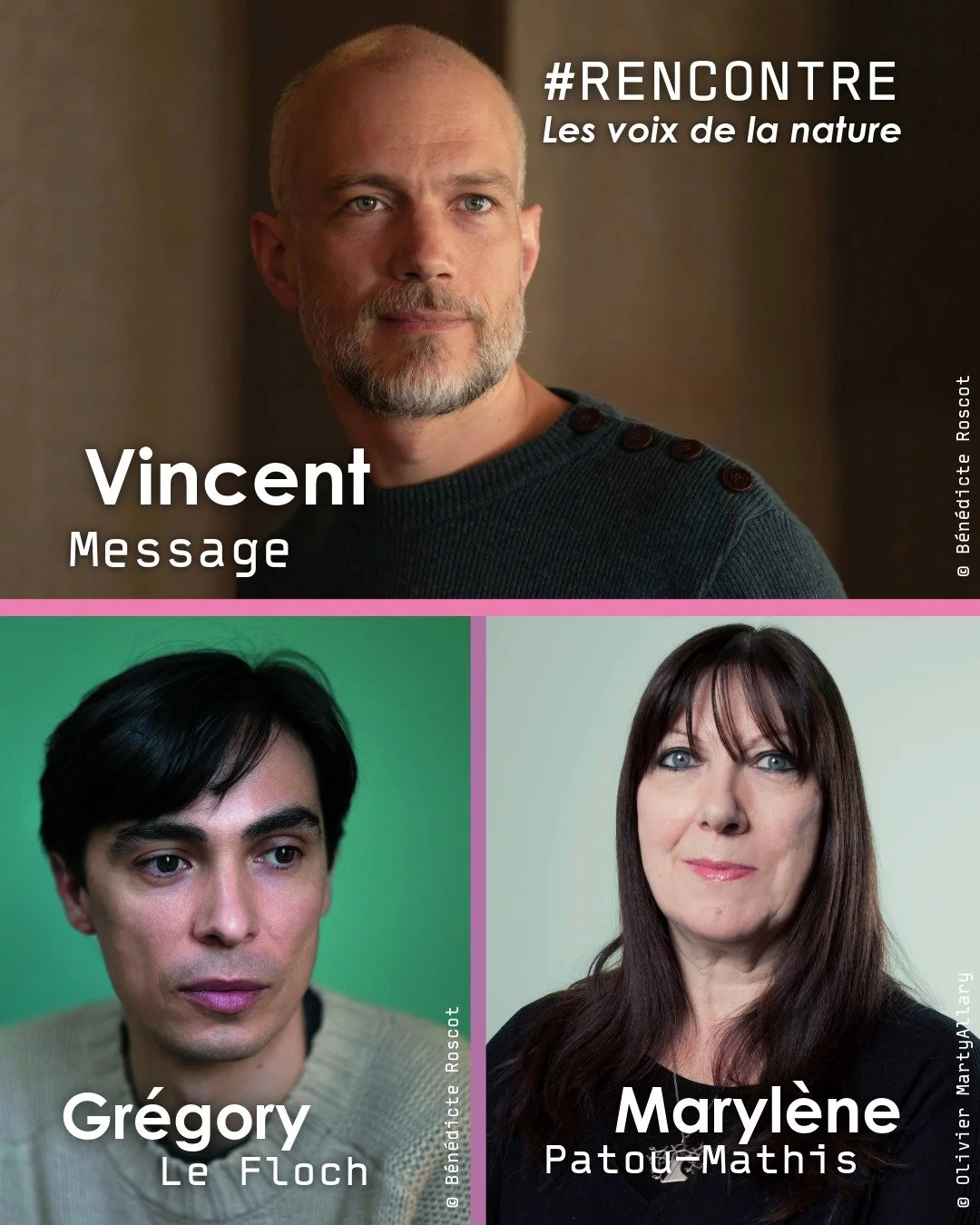🖌 𝗜𝗡𝗩𝗜𝗧𝗘́𝗦 #FDL2026 🧡
"Les voix de la nature", une rencontre litt&eacute;raire avec nos invit&eacute;s Vincent Message @vincent.message (La Folie Oc&eacute;an, @editionsduseuil), Gr&eacute;gory Le Floch @gregory.lefloch (Peau d'our