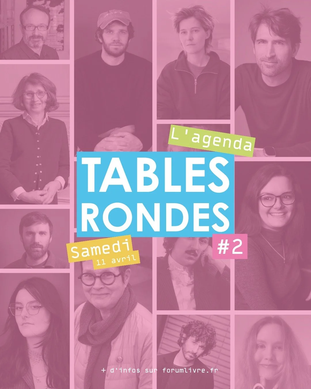 🗓 𝗟'𝗔𝗚𝗘𝗡𝗗𝗔 𝗗𝗨 #FDL2026 : 𝗟𝗘𝗦 𝗧𝗔𝗕𝗟𝗘𝗦 𝗥𝗢𝗡𝗗𝗘𝗦 𝗗𝗨 𝗦𝗔𝗠𝗘𝗗𝗜 𝟮/𝟮 🧡
🎤 D&eacute;couvrez l'agenda des tables rondes litt&eacute;raires du samedi !
Des rencontres pour croiser les regards, se questionner, apprendre, r&ecirc;v