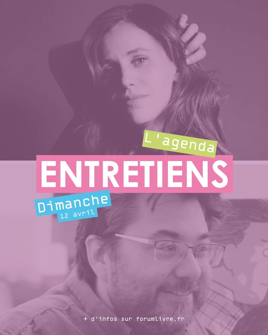 🗓 𝗟'𝗔𝗚𝗘𝗡𝗗𝗔 𝗗𝗨 #FDL2026 : 𝗟𝗘𝗦 𝗘𝗡𝗧𝗥𝗘𝗧𝗜𝗘𝗡𝗦 𝗗𝗨 𝗗𝗜𝗠𝗔𝗡𝗖𝗛𝗘 🧡
🎤 D&eacute;couvrez l'agenda des entretiens litt&eacute;raires du dimanche !
Deux belles rencontres sont pr&eacute;vues, la premi&egrave;re avec Kaouther Adimi, l