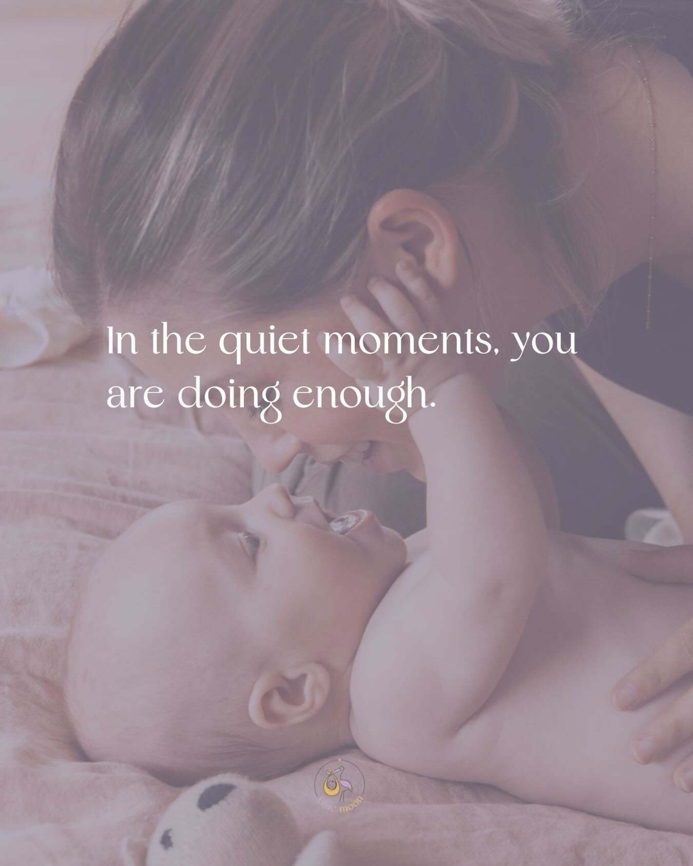 🌙 The quiet moments don&rsquo;t always feel meaningful.

The middle-of-the-night feeds.
The slow mornings.
The hours that blur together in between.

But this is where it&rsquo;s happening&mdash;
the bonding, the healing, the becoming.

You don&rsquo