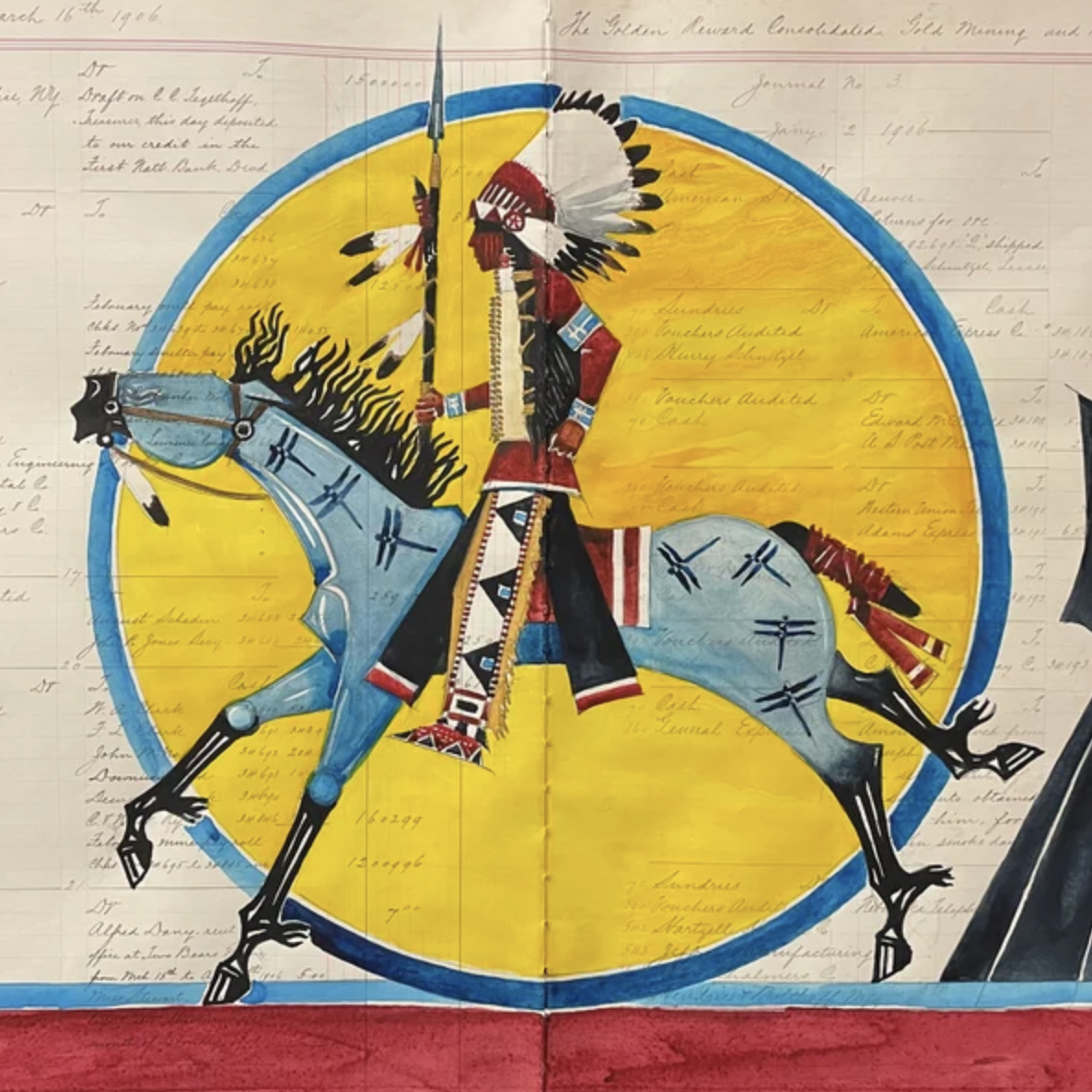 What Could Not Be Erased: Ledger Art by Joe Pulliam