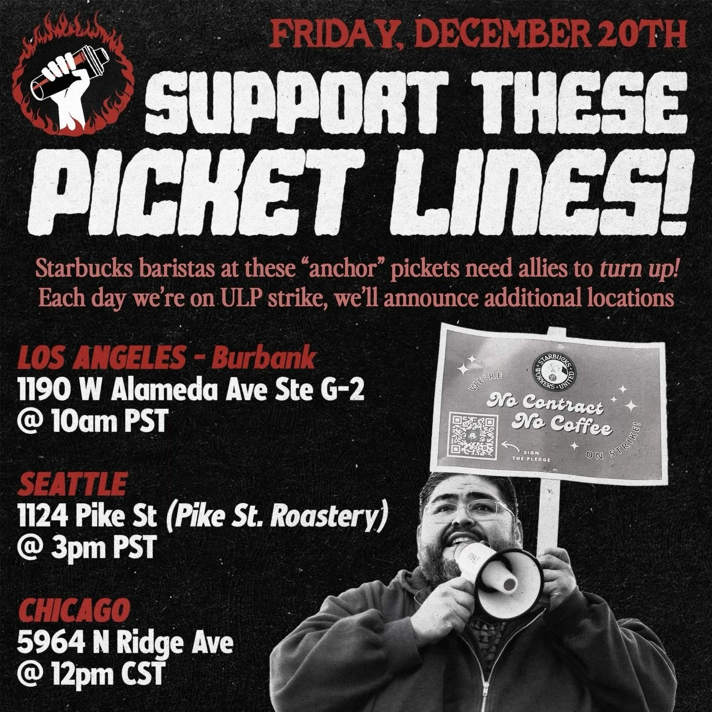 Solidarity forever with @sbworkersunited!