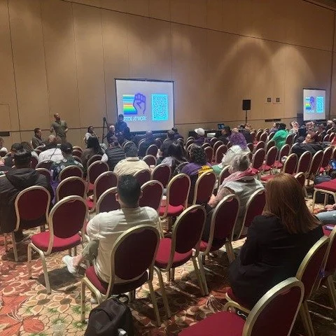 Pride at Work had the honor of hosting an all day labor institute at National LGBTQ Task Force Creating Change Conference in Las Vegas. 

Conference goers heard from @sbworkersunited, @seiu_org,  @neatoday , @unitehere, @steelworkers, @afacwa, @iatse