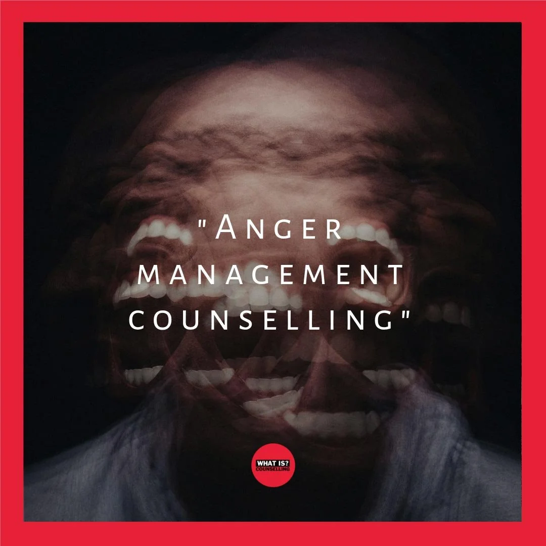 An image of a person screaming, there are multiple exposures making multiple faces appear blurry to suggest movement on a black background