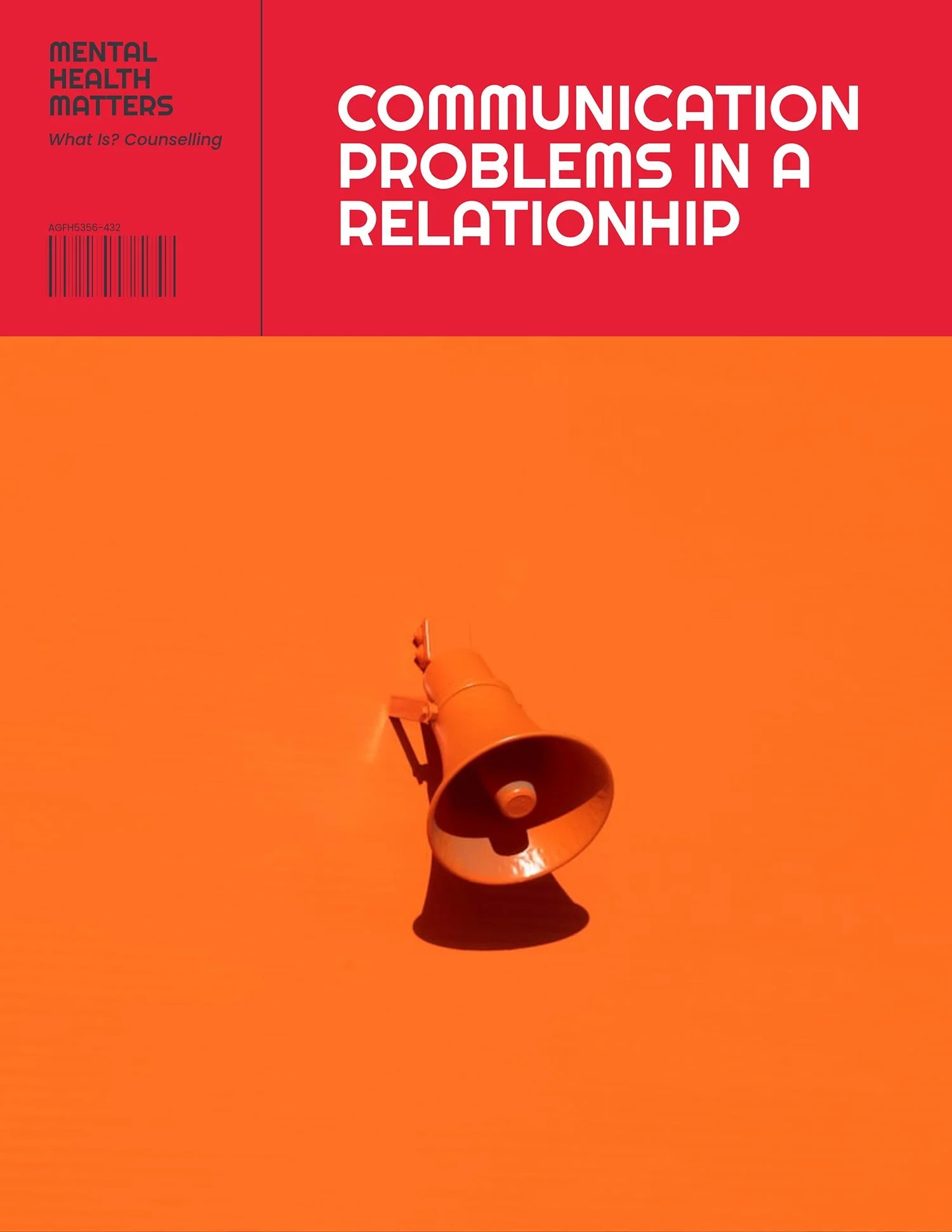 An image of an orange megaphone attached to an orange wall