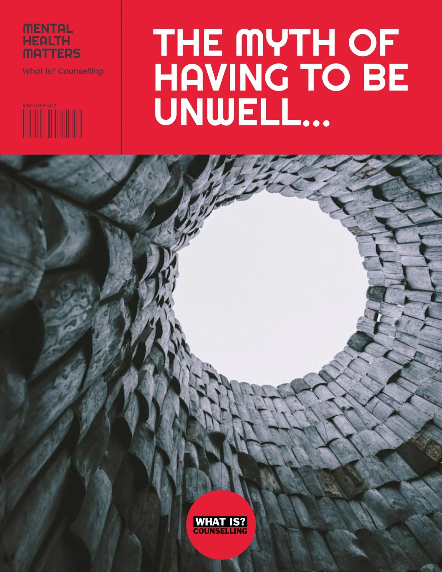 an image depicting looking up out on a well towards a bright sky - an analogy for counselling being for anyone at any time