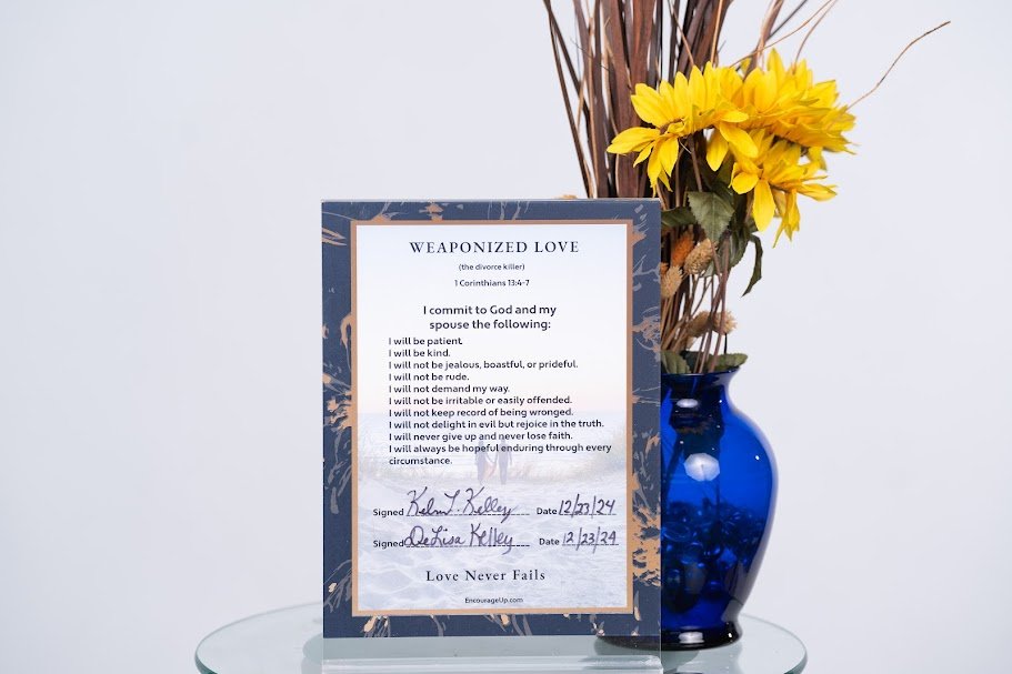 Weaponized Love Agreement Product with vase.jpg