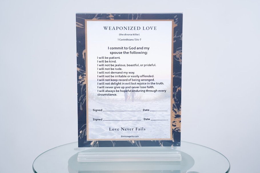 Weaponized Love Agreement Product shot.jpg