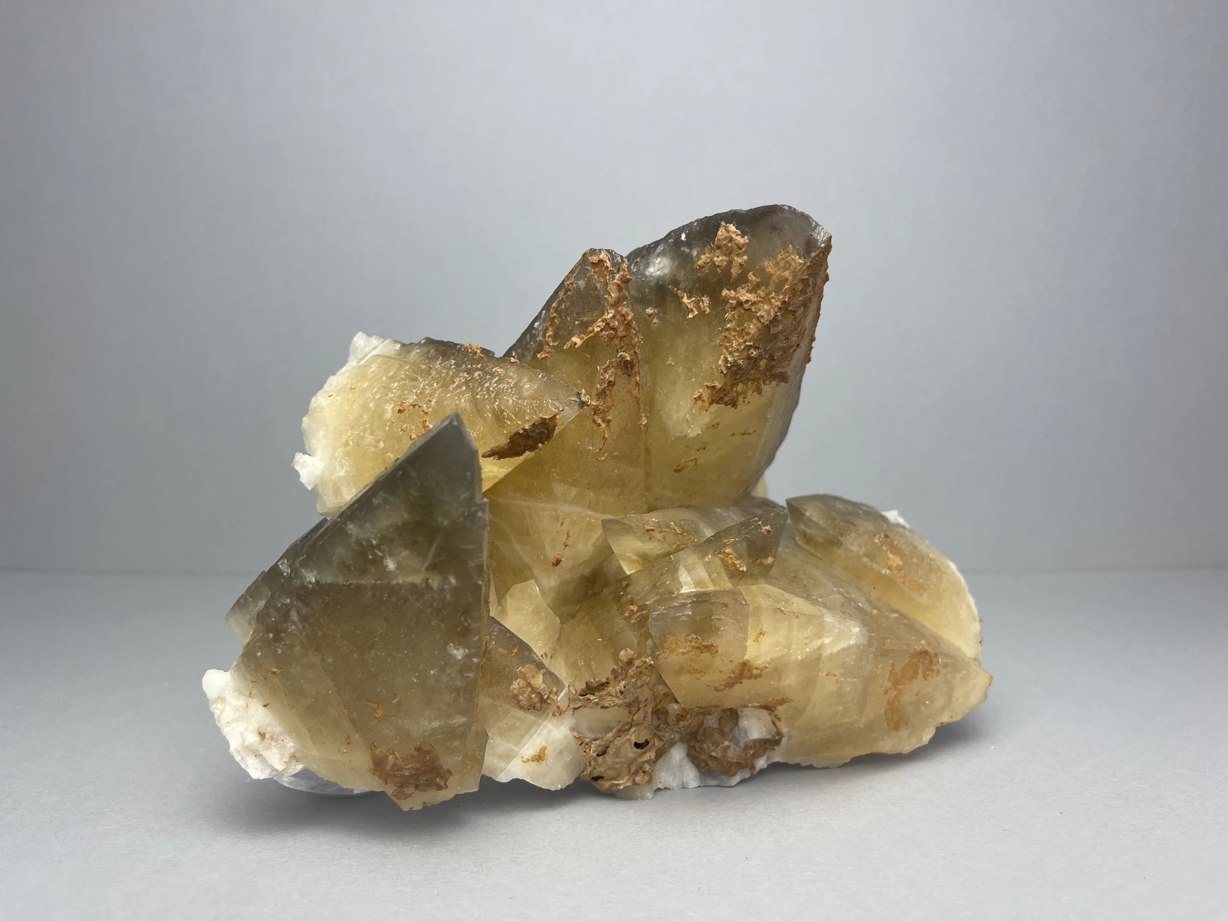 Rare 1.87kg Honey Dogtooth Calcite Crystal Cluster – Natural Moroccan Stellar Beam Calcite Specimen, Collector Grade Mineral Display