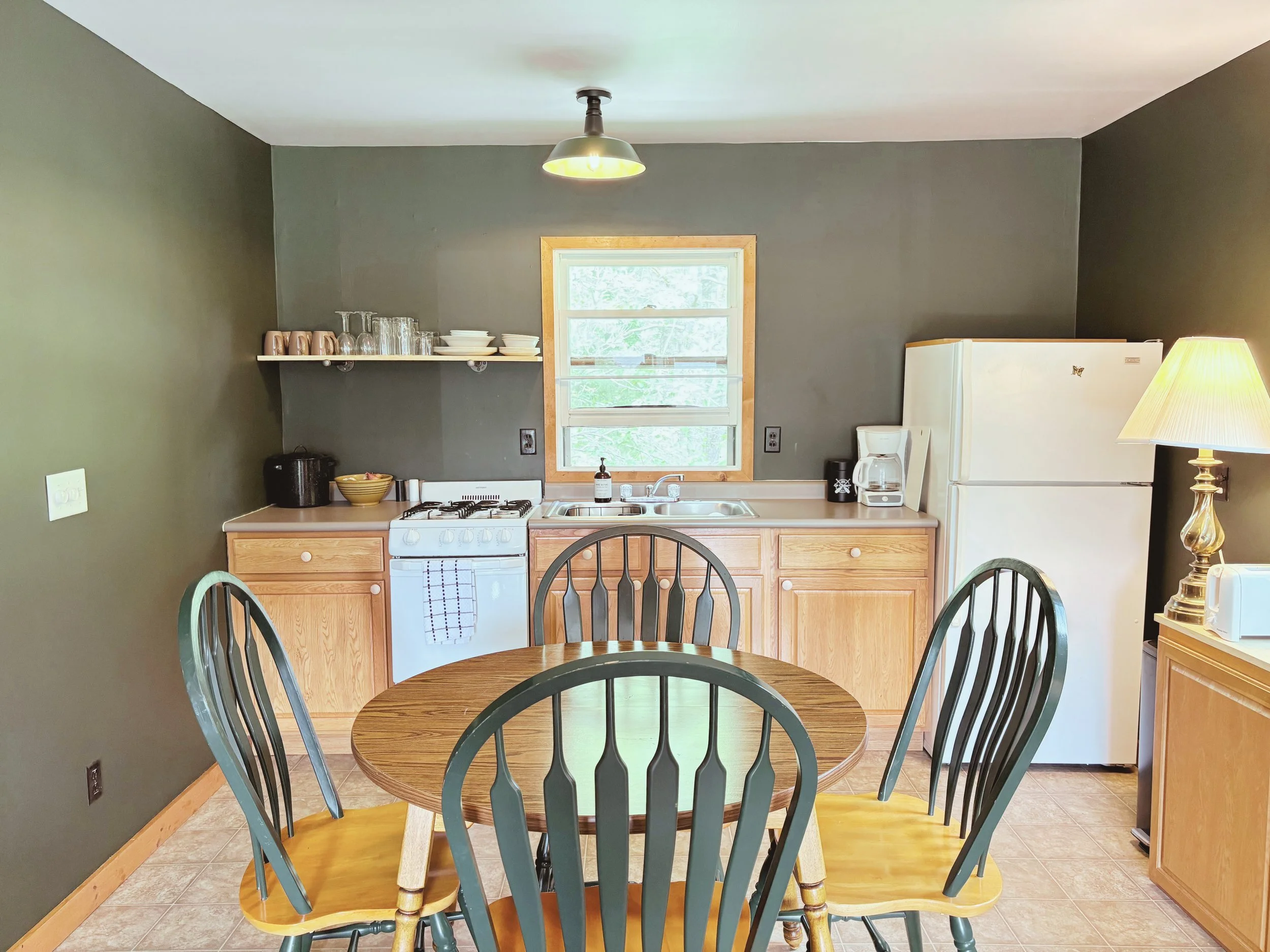 Fully stocked kitchen