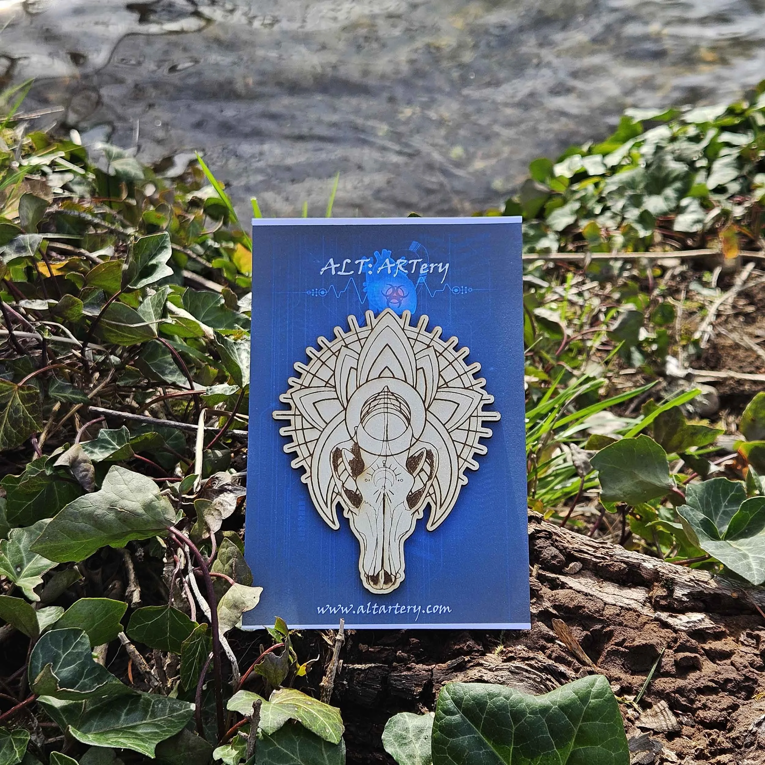 Timber Wolf Skull w/ Geometry