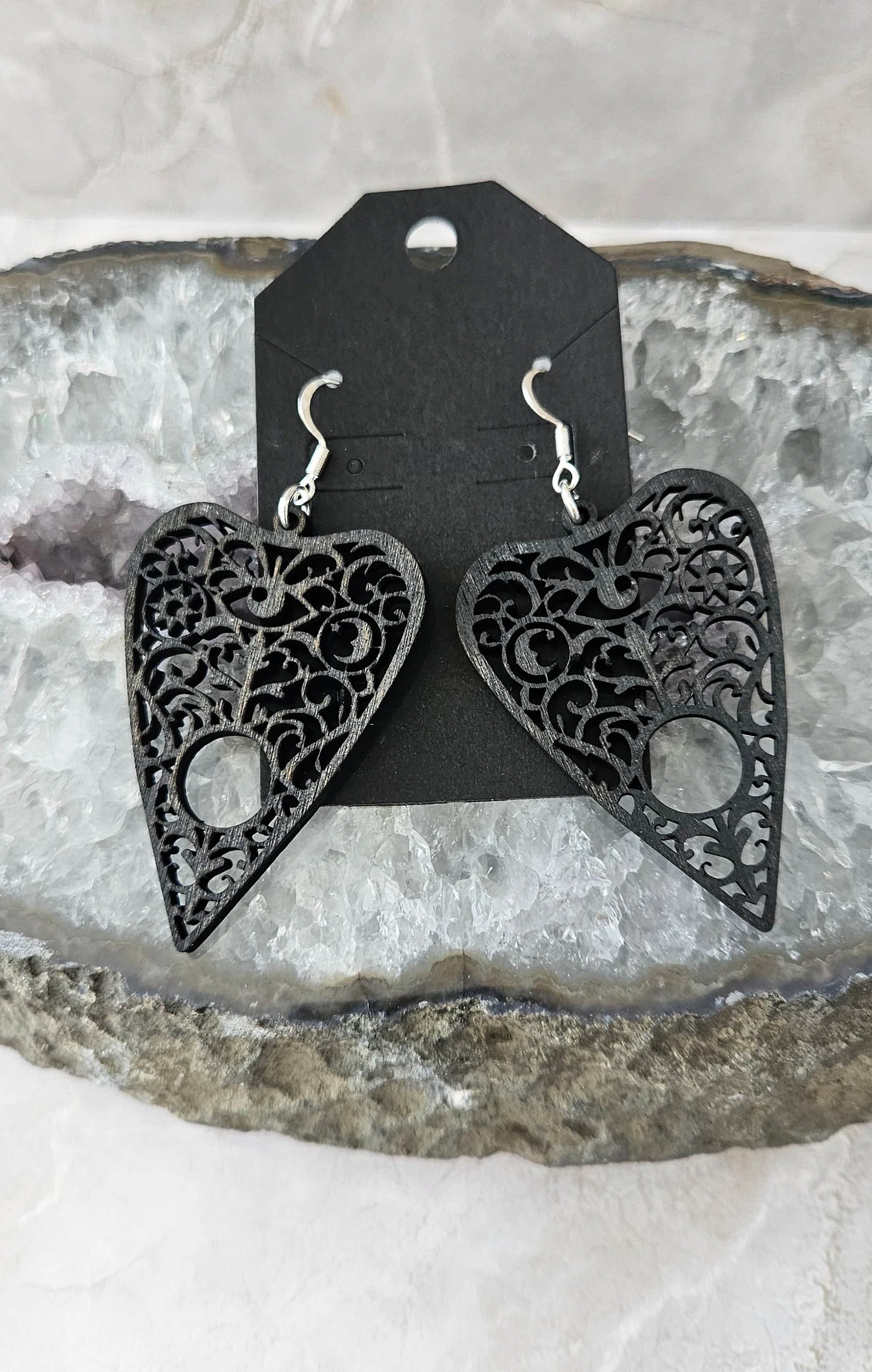 Wood Planchet Earrings