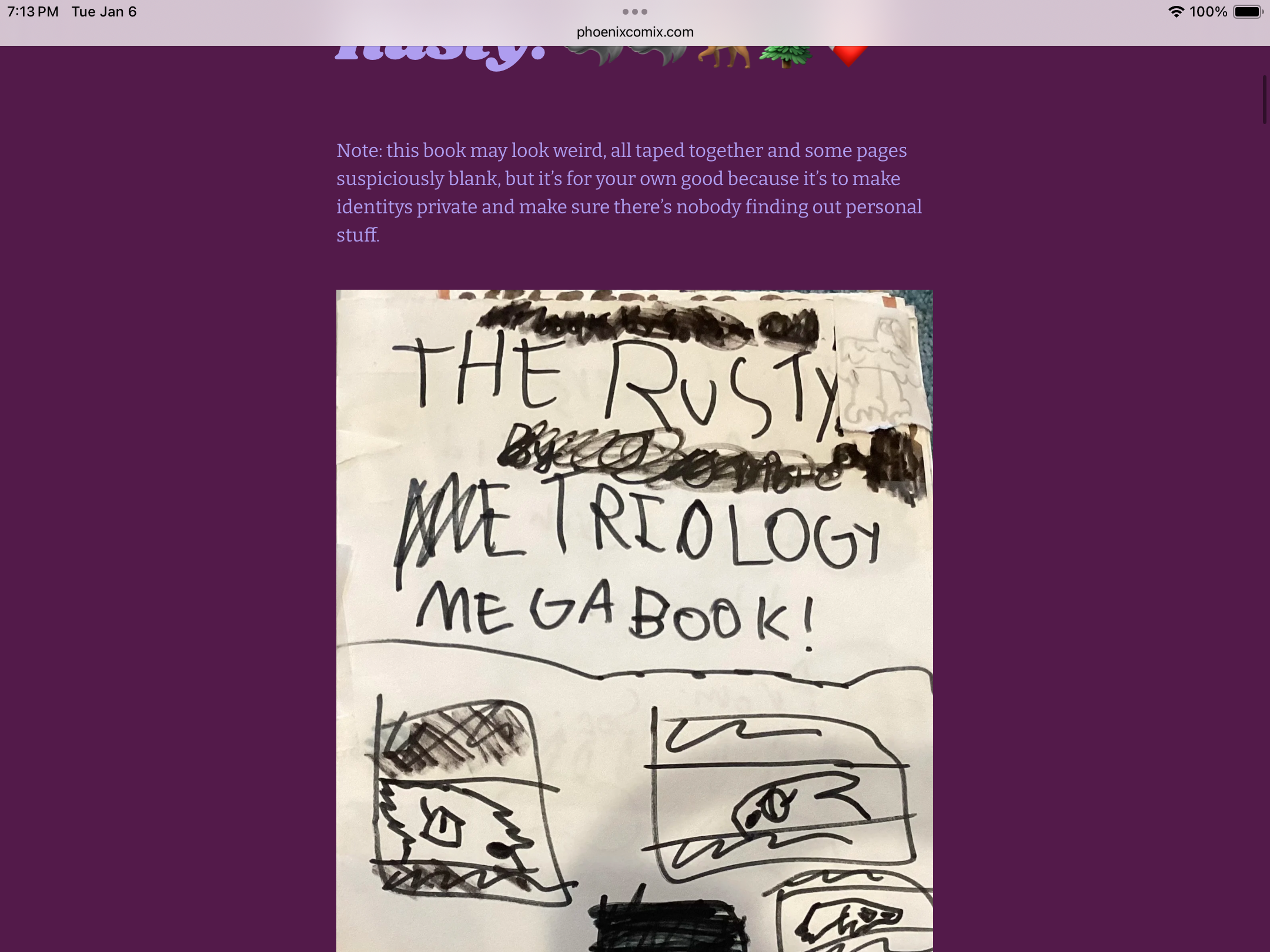 QUICKLINKS and Rusty: is there a second book?!