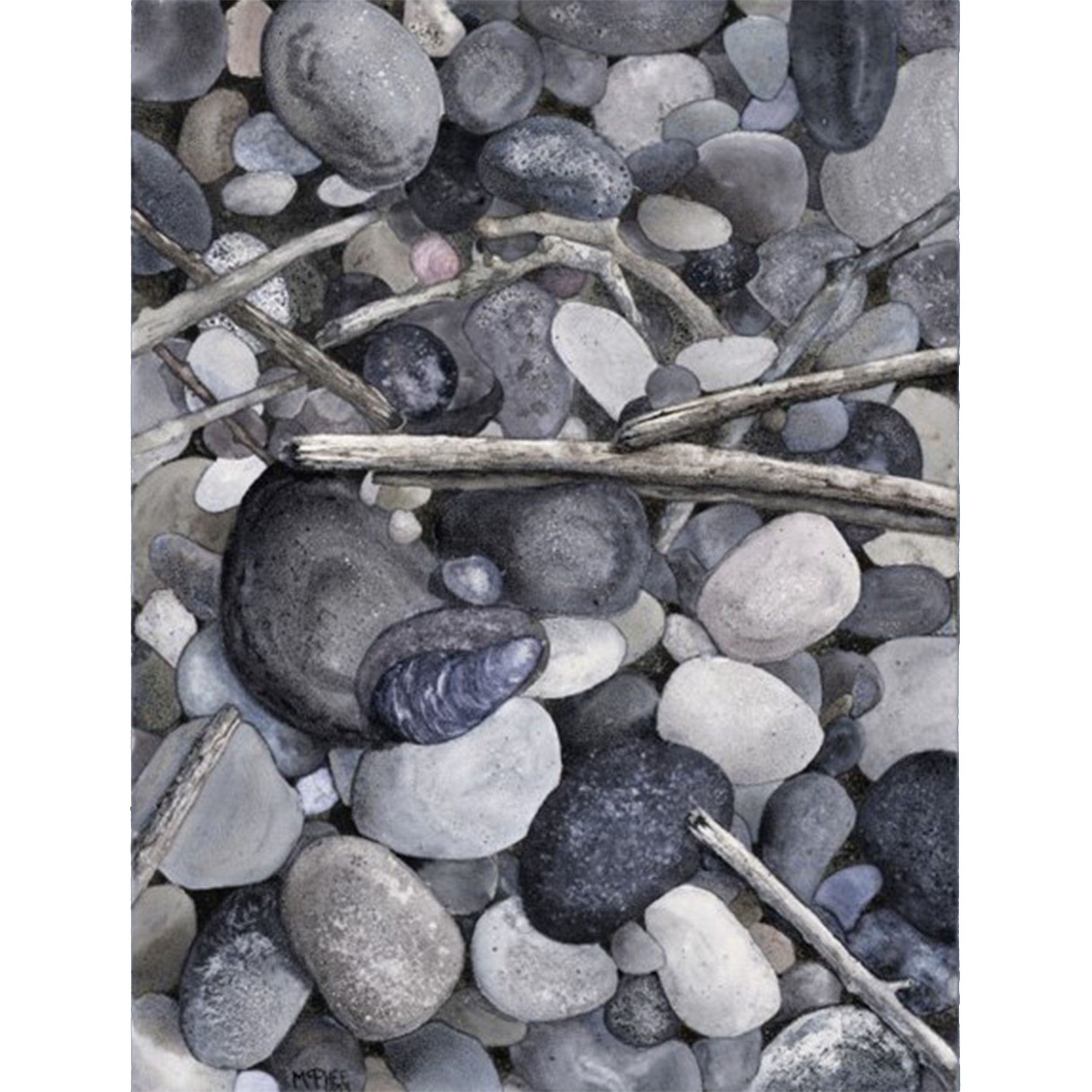 "Sticks & Stones" Limited Edition Print