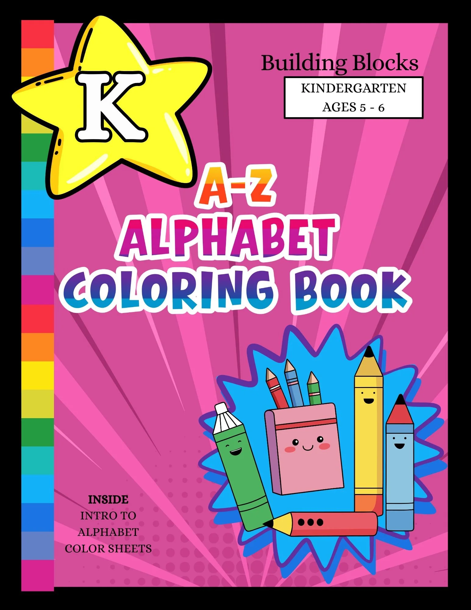 A-Z Alphabet Coloring Book (DIGITAL PRODUCT)