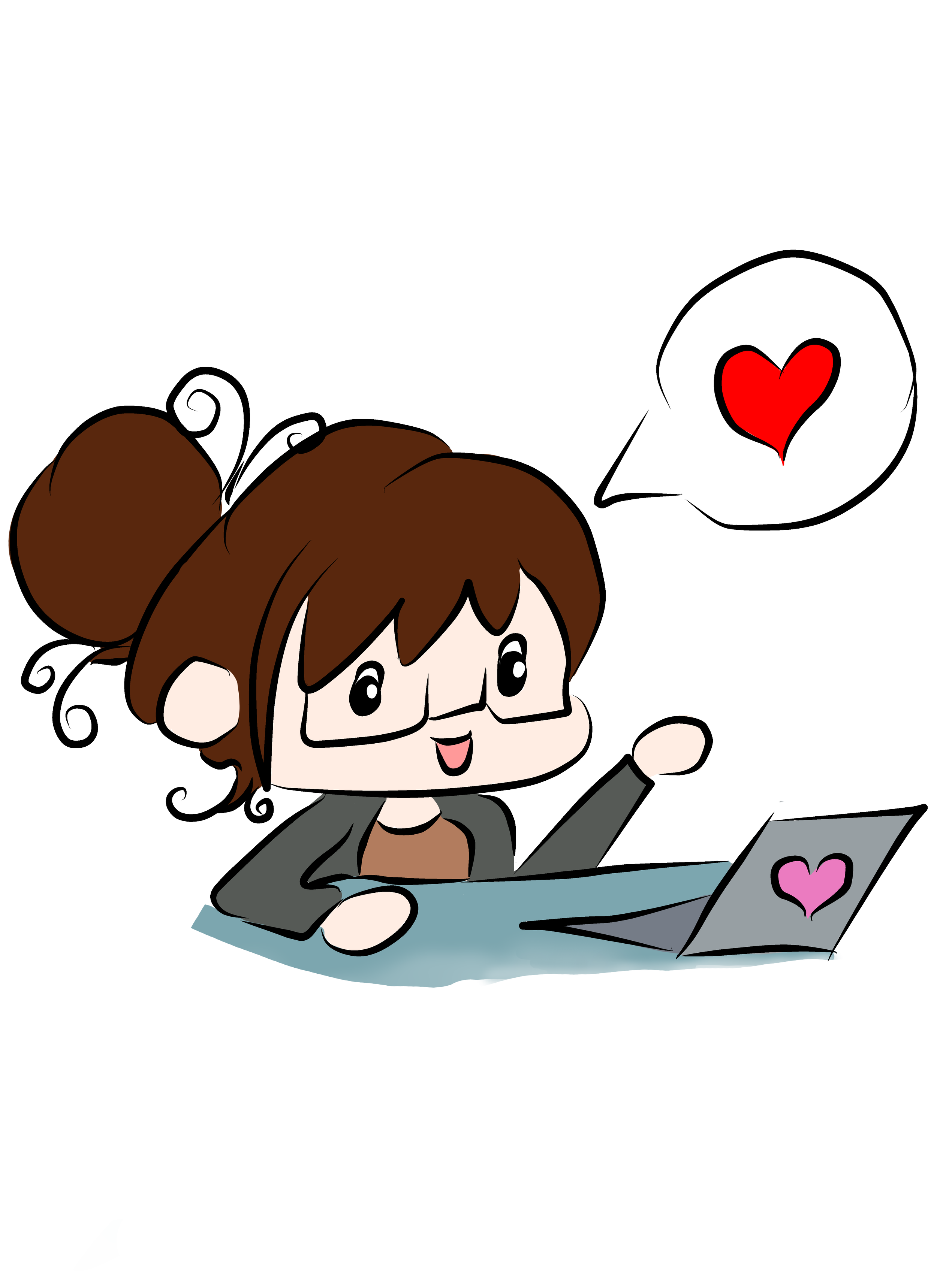 cartoon of the author
