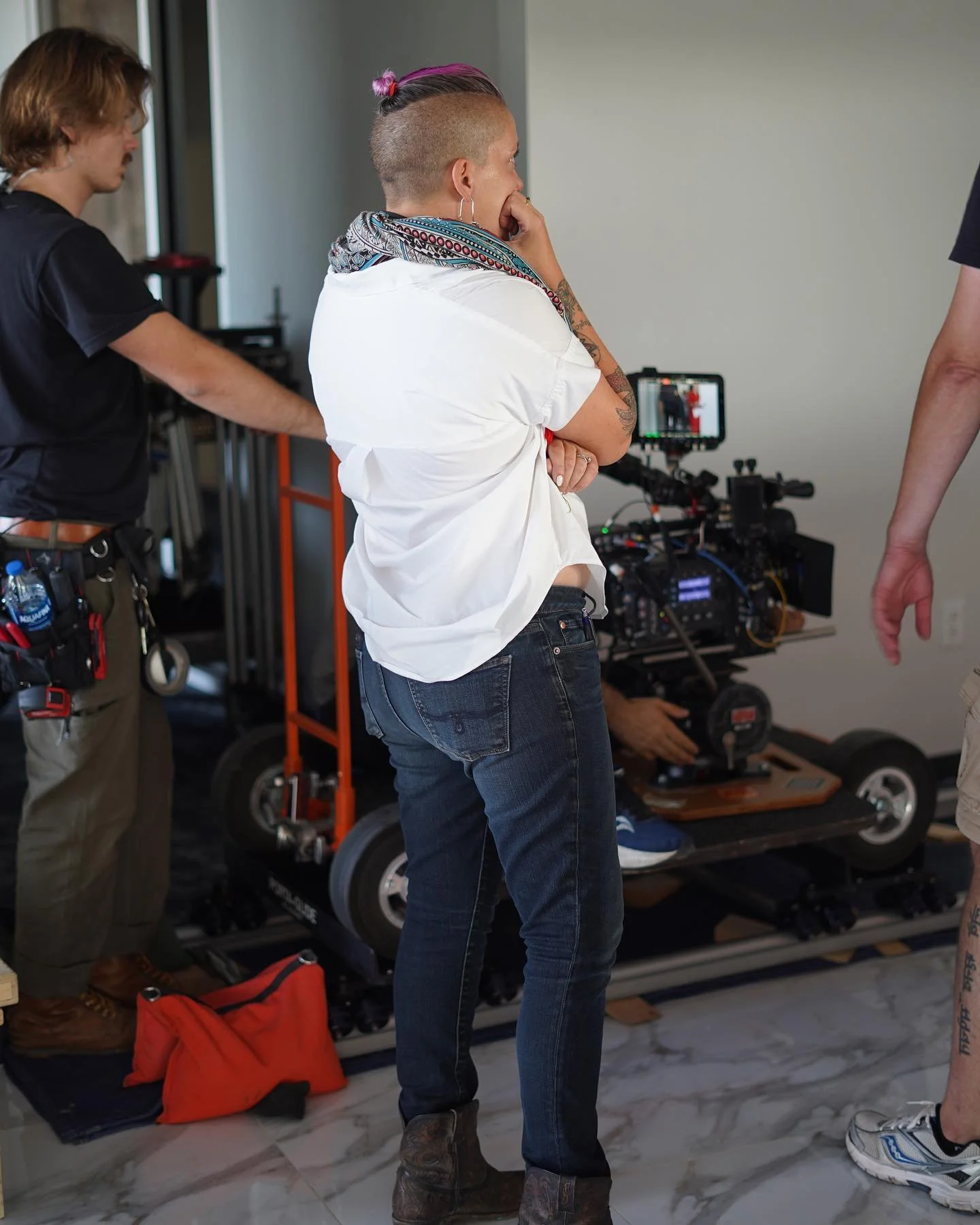 BTS of our cast and crew on the set of SLVT, part of our Purify anthology 🖤

This was an amazing shoot, thank you to @brooketaffet for capturing these moments!