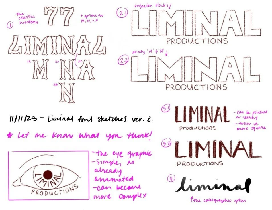 APPRECIATION POST📝

Special thanks to Lien Maata for bringing our vision to life with an ORIGINAL FONT tailored just for Liminal 77!! Lien&rsquo;s artistic talents extend far beyond font creation &amp; we&rsquo;re so lucky to have them on board for 