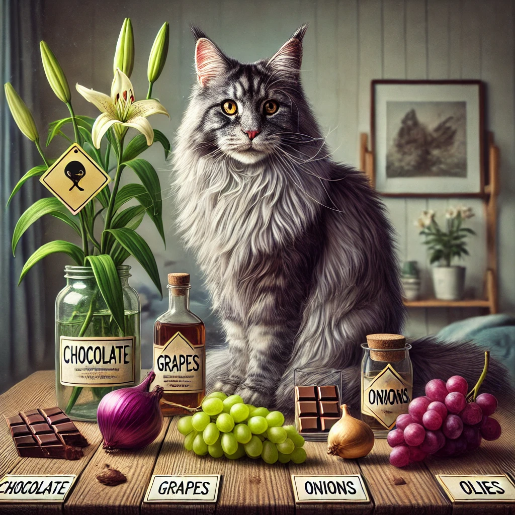 Toxic Things to Avoid for Maine Coon Cats  