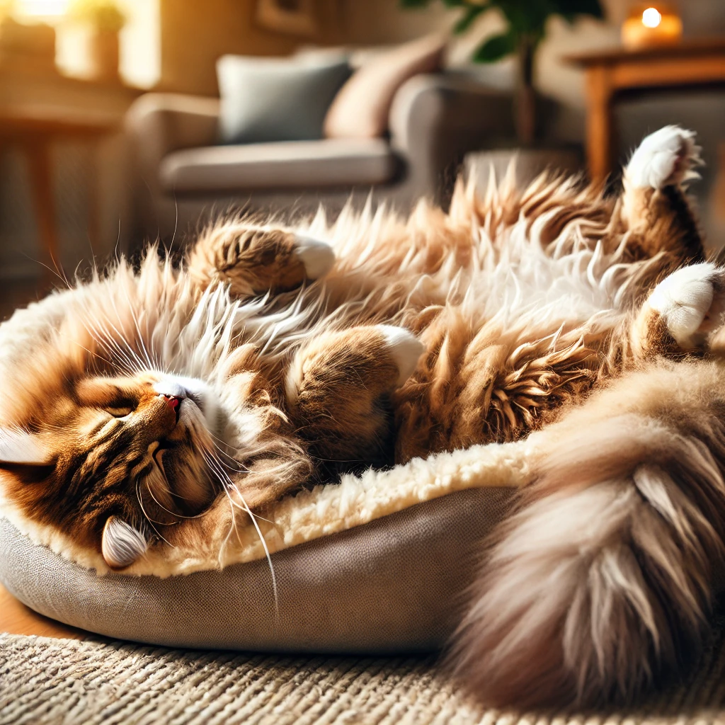 What It Means When Your Maine Coon Sleeps on Their Back (and Why It’s Just So Darn Cute)