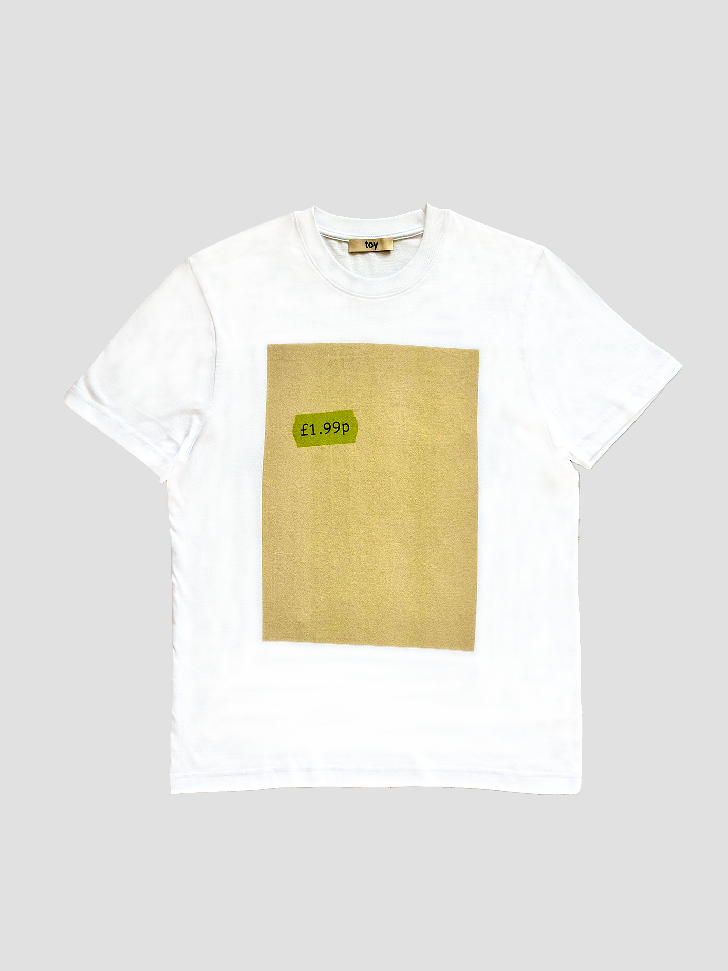 "price" printed t-shirt