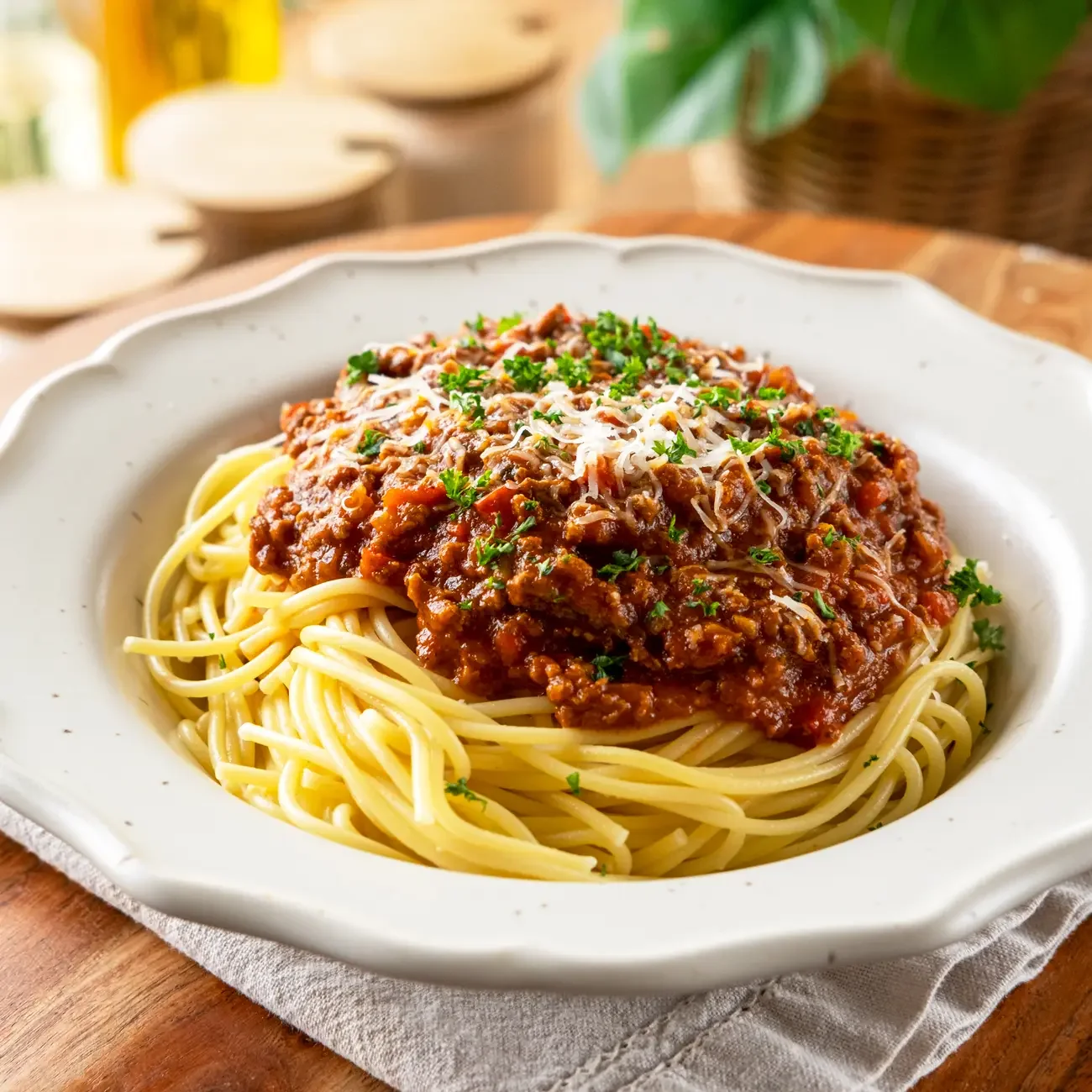 Thursday Dinner- Spaghetti with Meat Sauce