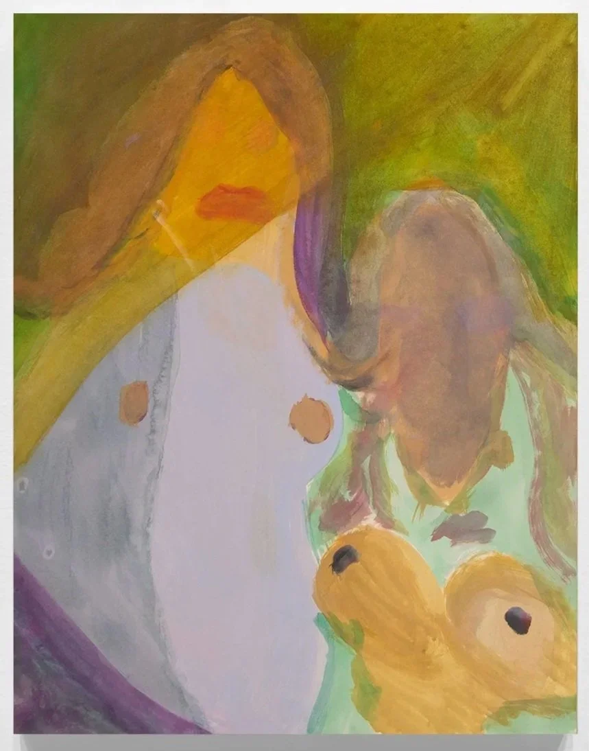    Untitled , acrylic gouache on paper, 24×18 inches 