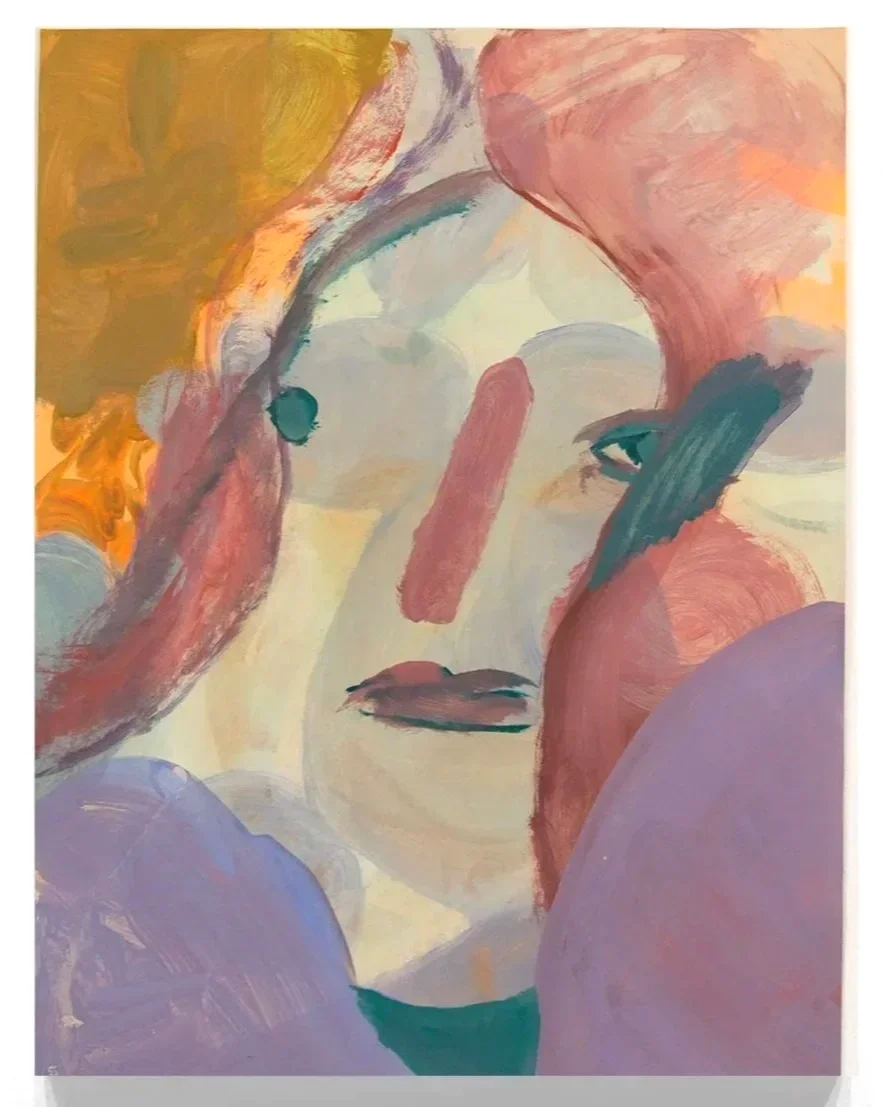    Untitled , acrylic gouache on paper, 36×24 inches 