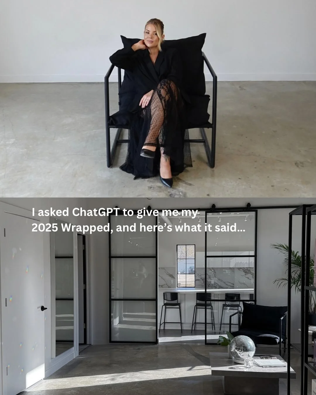 Did chat gpt just make me tear up?! Sheeesh&hellip;what a year it has been. 🤍🥹