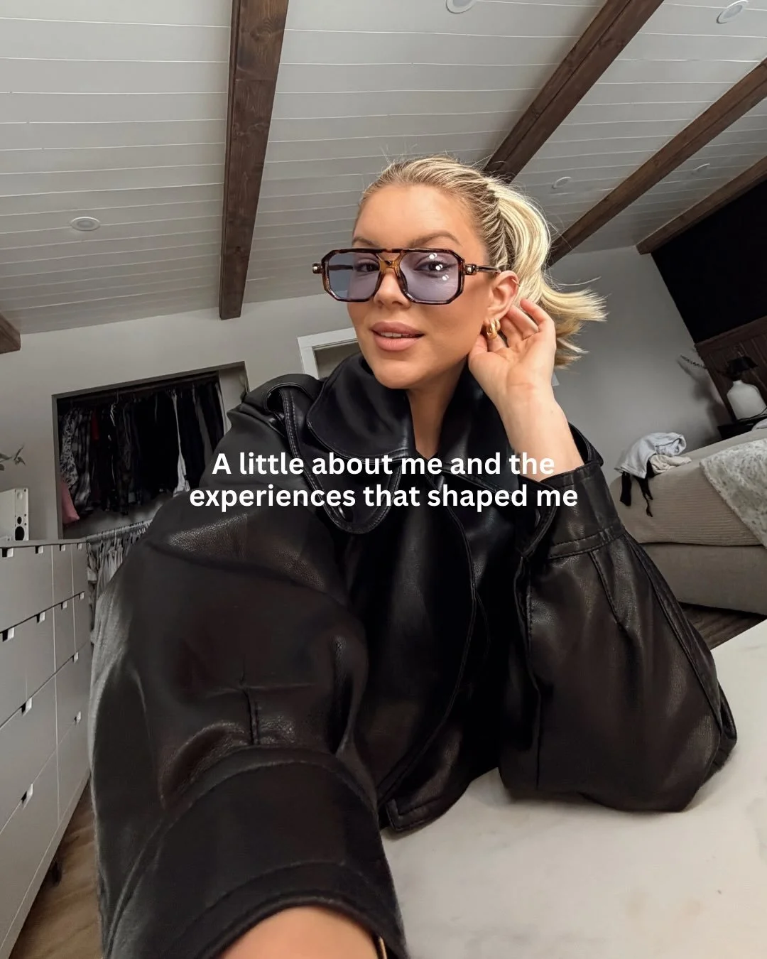 Just going along with the ride. I wouldn&rsquo;t change a thing 🤍