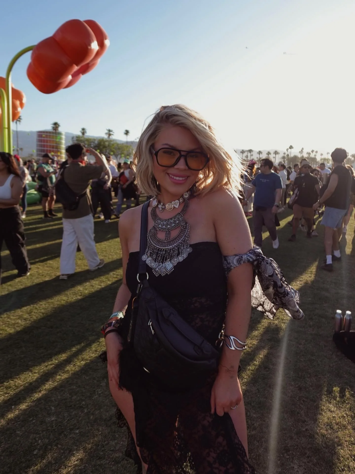 All this @coachella content has given me some serious FOMO. Lucky ya girl has some plans to fix that this weekend. Couch-Ella commence! For now here&rsquo;s me last year having the best time. 🪩💫🌴