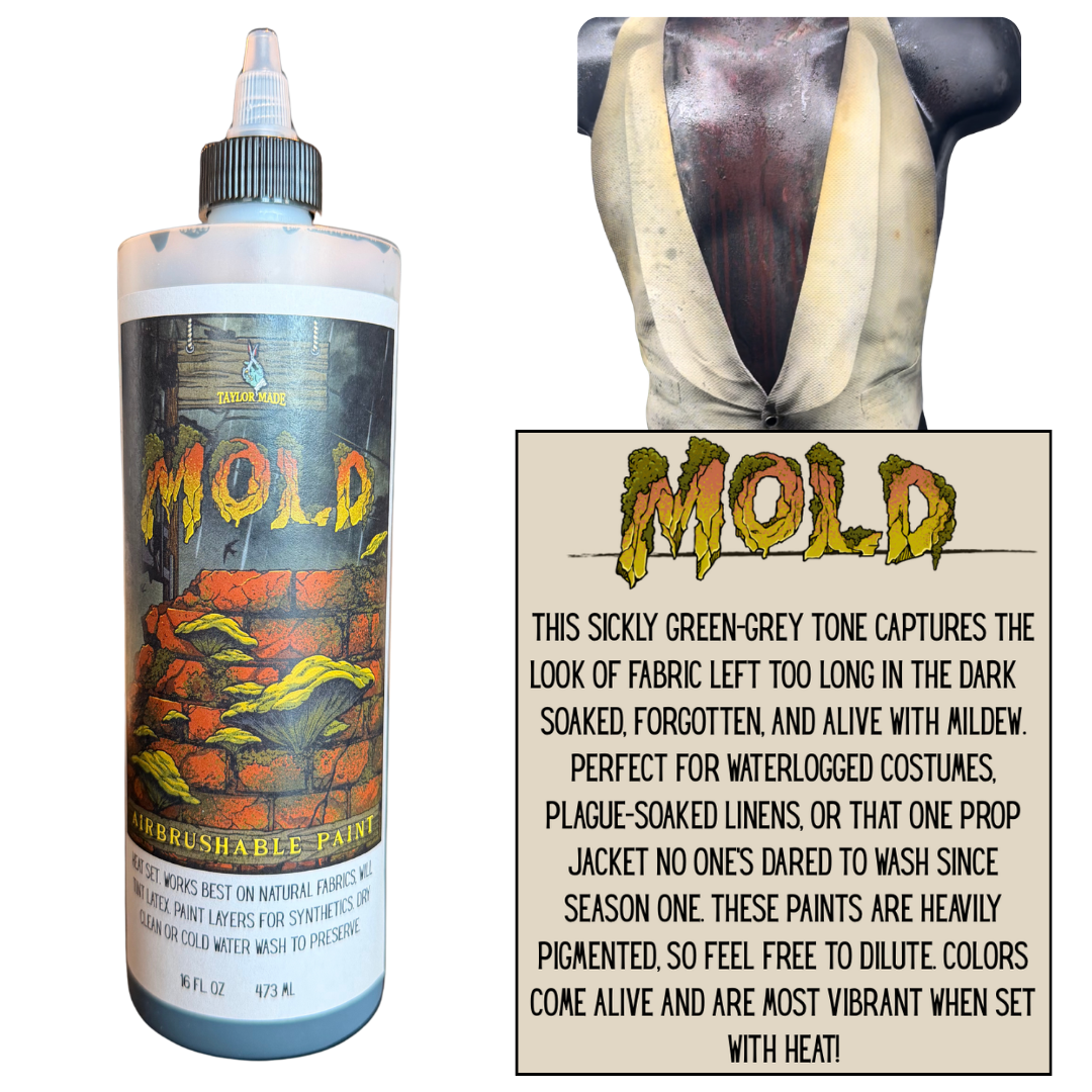 Product details for "Mold" airbrushable costume paint