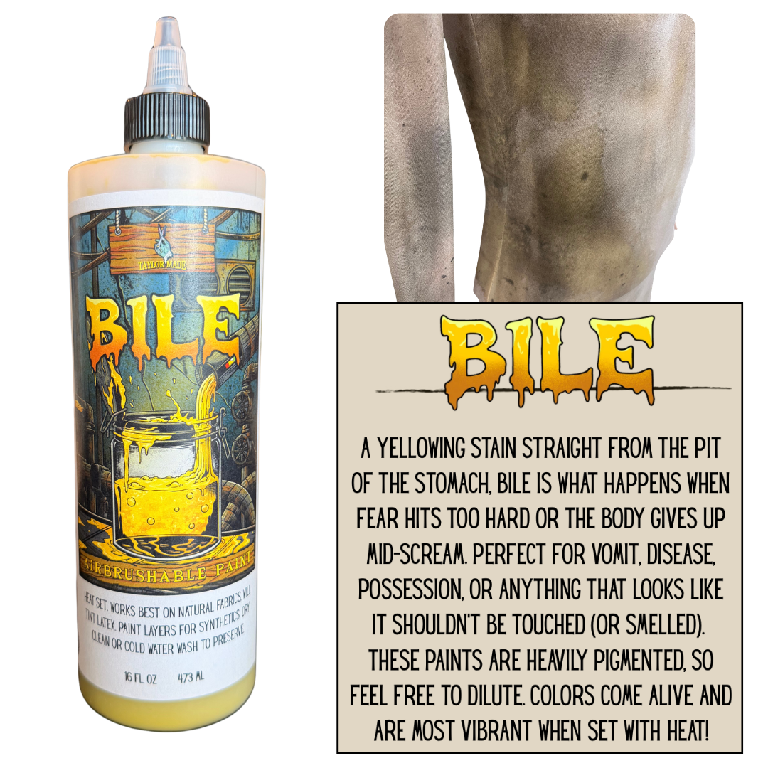 Product details for "Bile" airbrushable costume paint