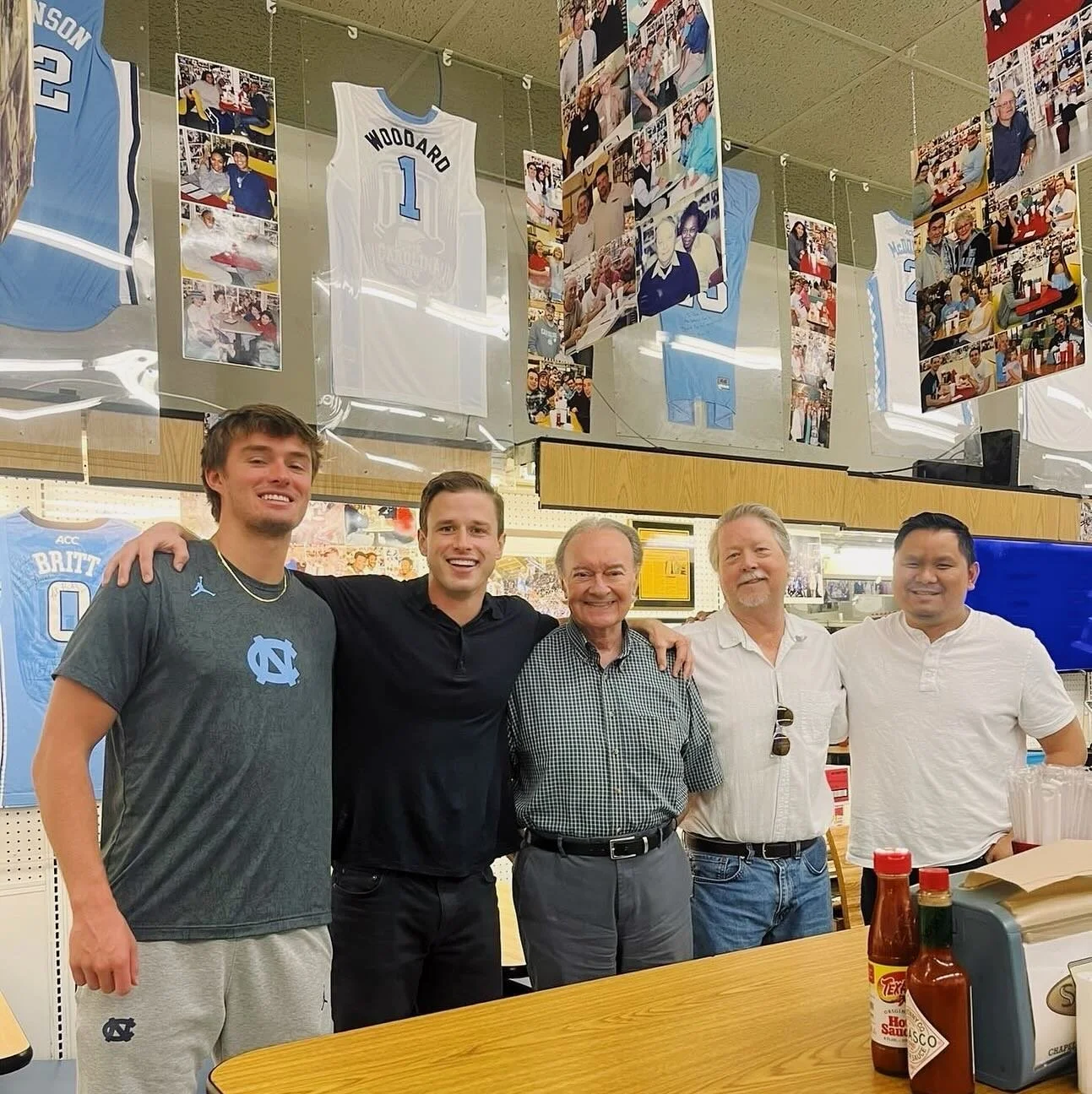Sutton&rsquo;s loves UNC basketball! ⛹️&zwj;♂️ T-minus 13 days until the first home game!! 🐏