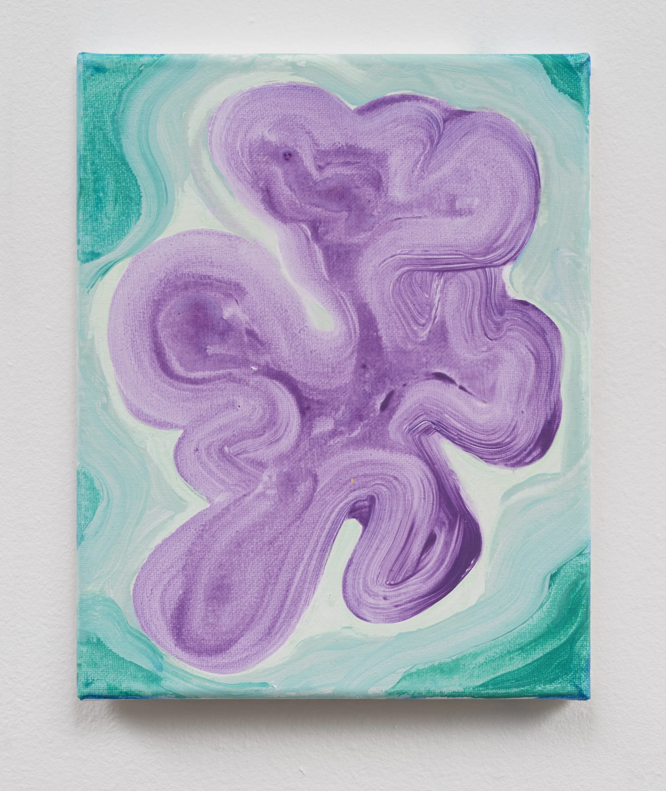 Bloom, 10" x 8", acrylic on canvas, 2025.