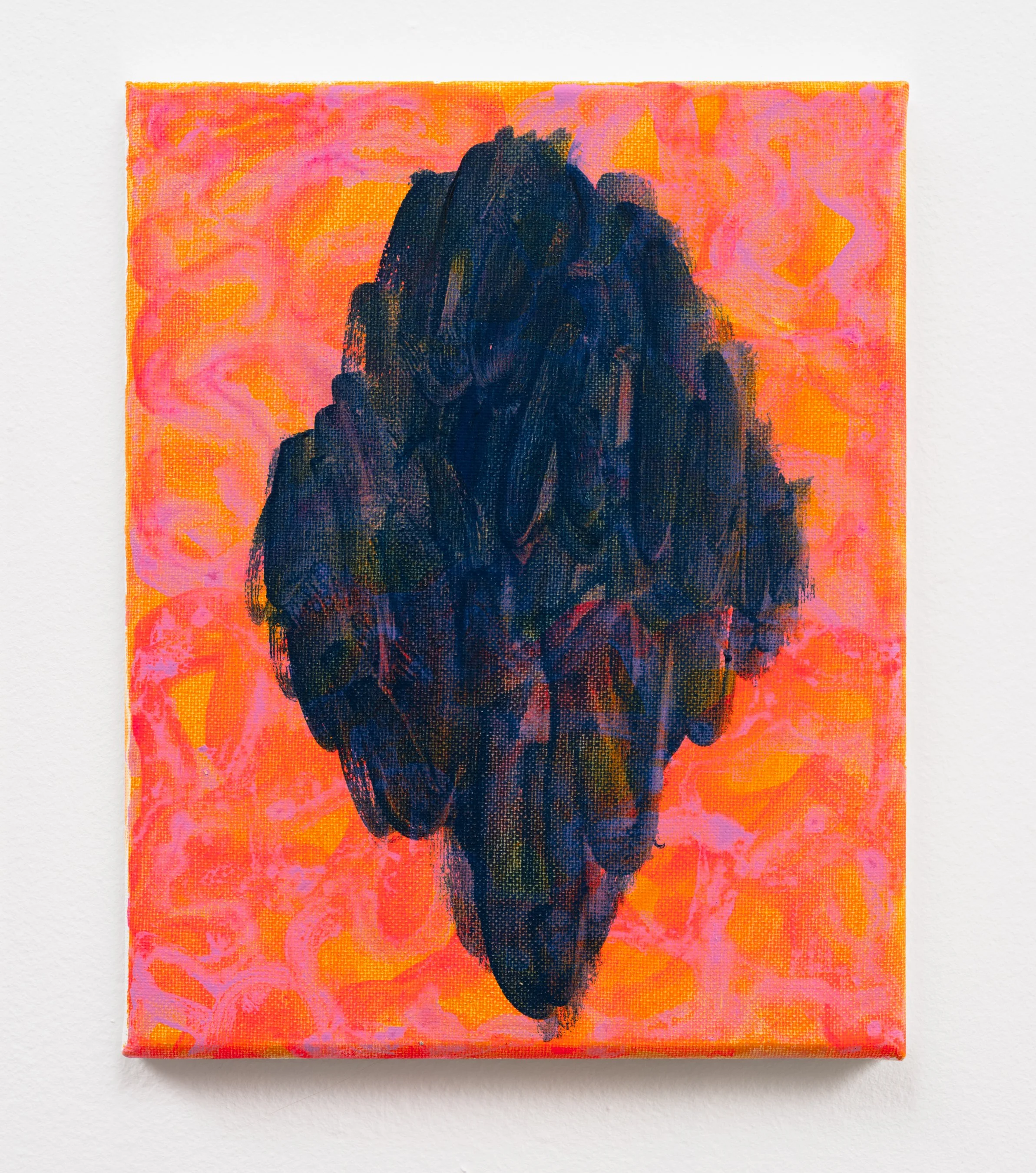 Centering, 10" x 8", acrylic on canvas, 2025.