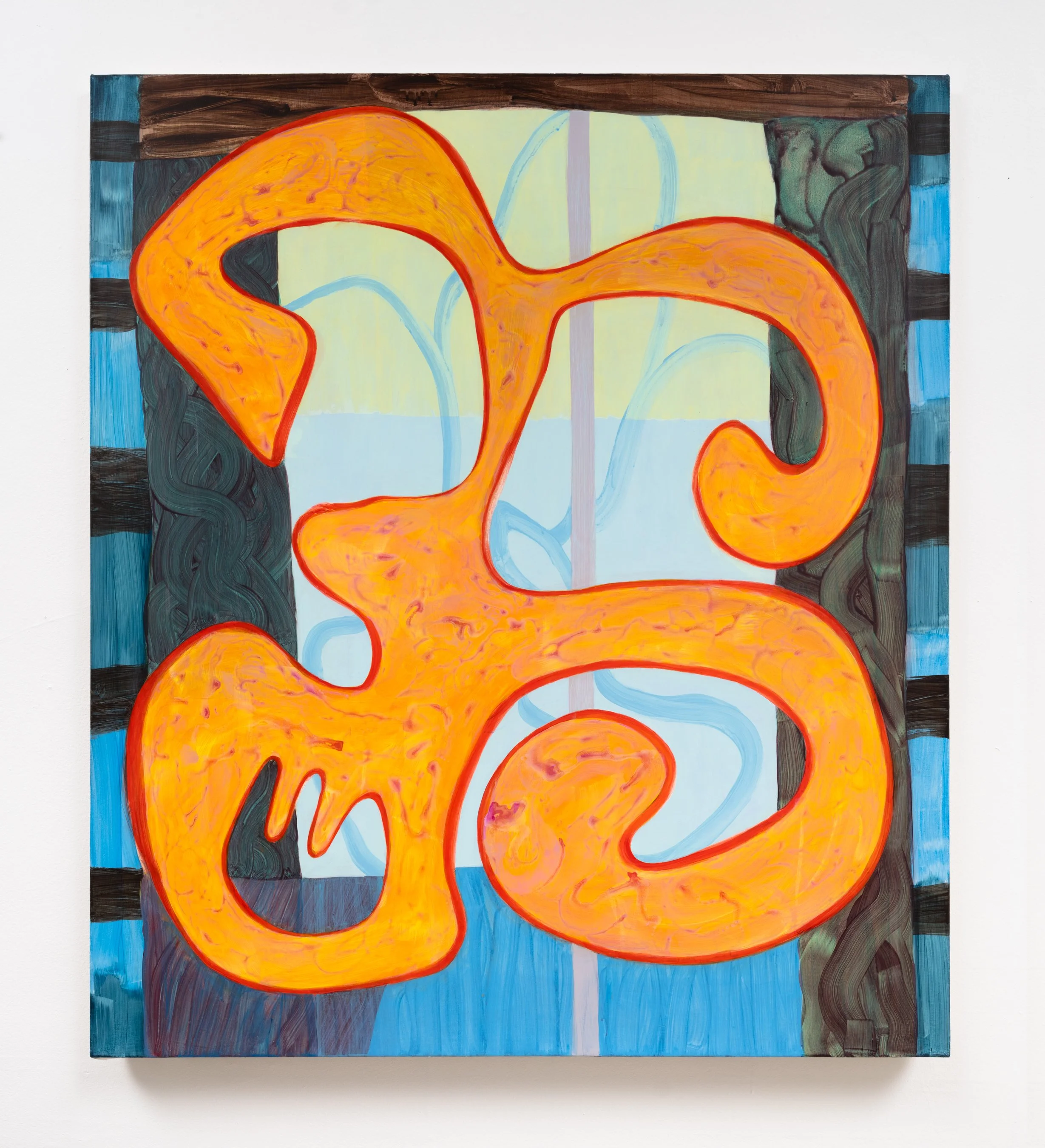 Window Shadow, 48" x 42", acrylic on canvas, 2025.