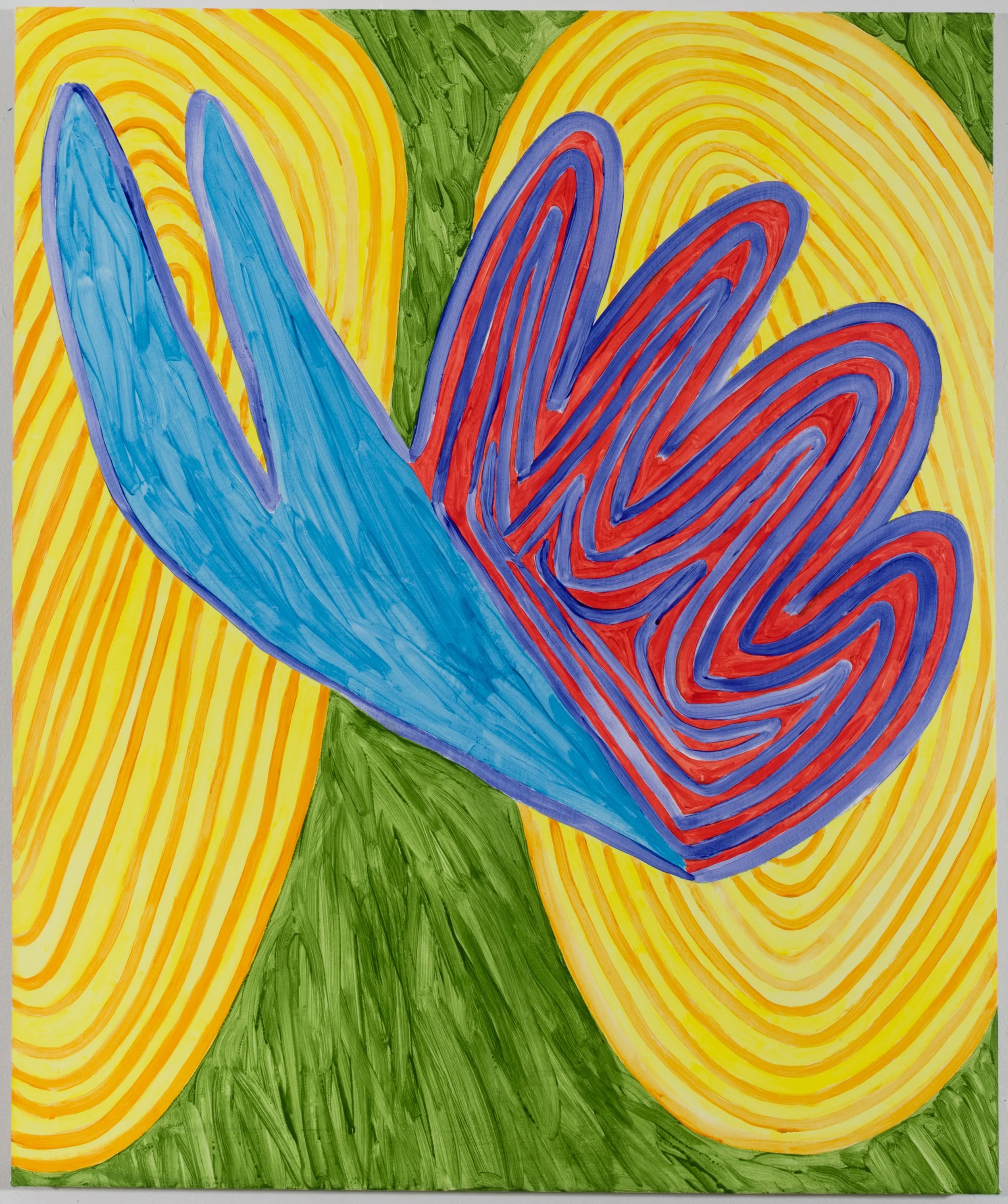 Filler, acrylic on canvas, 43" x 30", 2014.