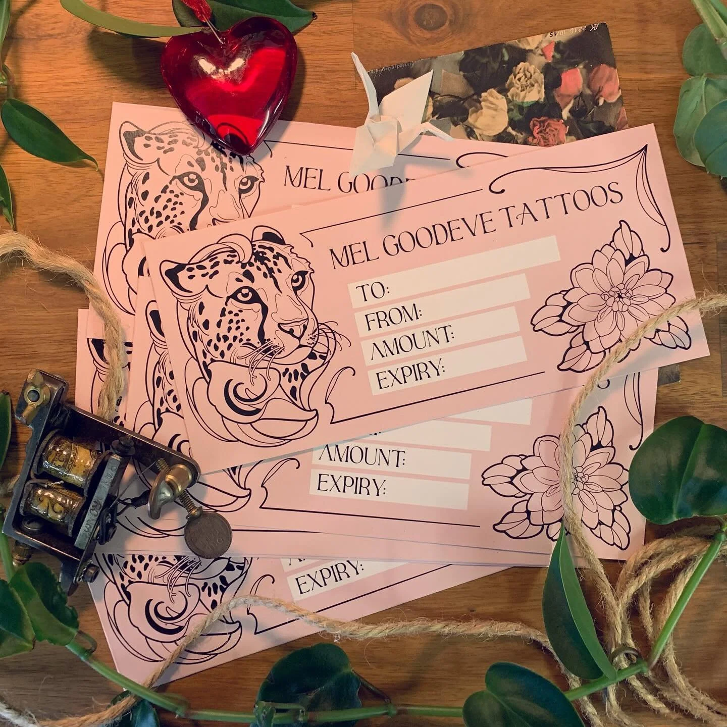 This Christmas, skip the socks and give the gift they&rsquo;ll really remember&mdash;tattoo gift vouchers! 

Perfect for any budget, you nominate the amount, and they choose the design.

Whether it&rsquo;s a small meaningful piece or the start of a b
