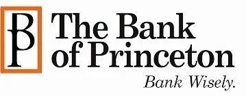 The logo of The Bank of Princeton with the tagline 'Bank Wisely'.