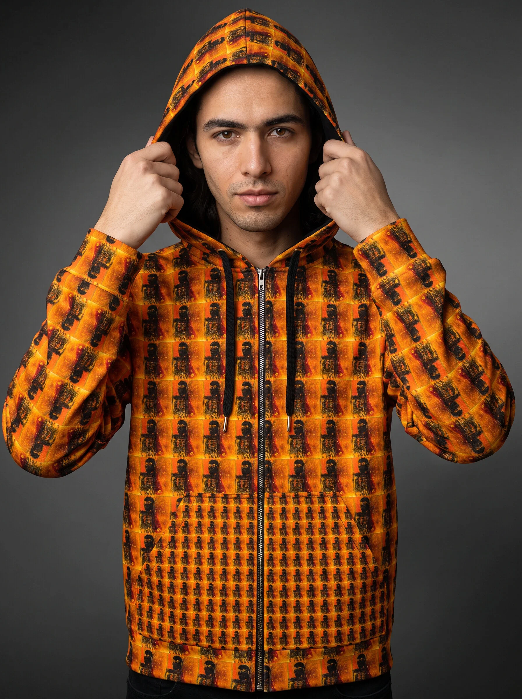 " Bones " Men's zip hoodie