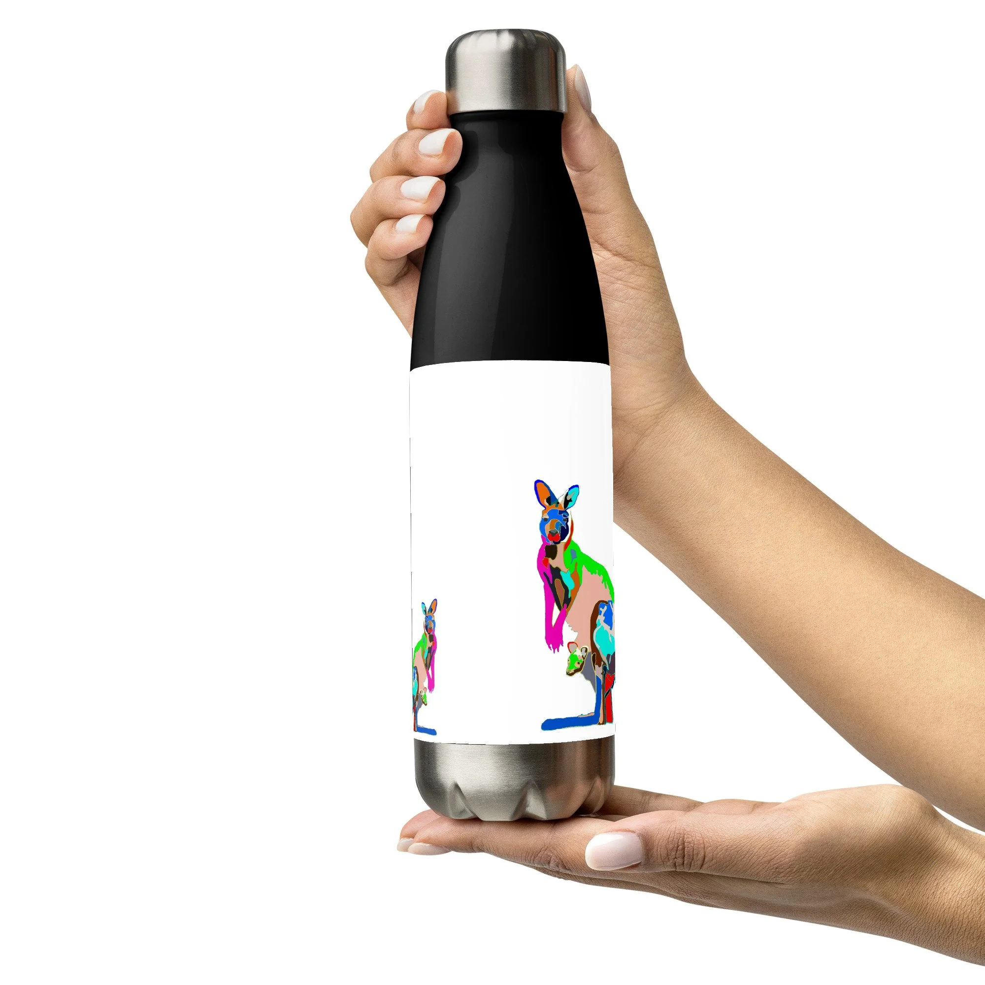 " Big Jump. Little Jump " Stainless steel water bottle